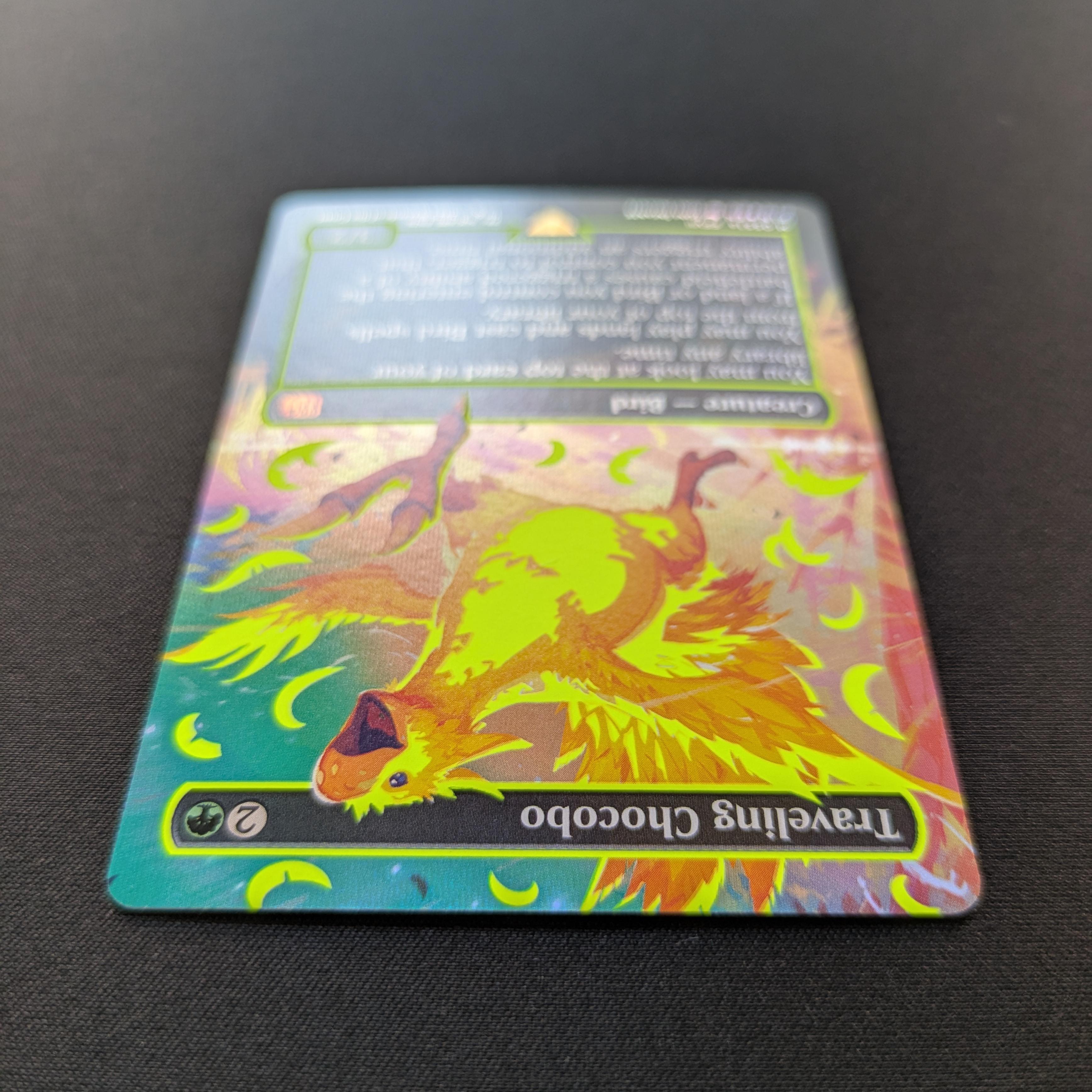 MTG Singles - [FOIL] Traveling Chocobo (Neon Ink Yellow) - Magic: The Gathering - FINAL FANTASY: Extras - NM - 