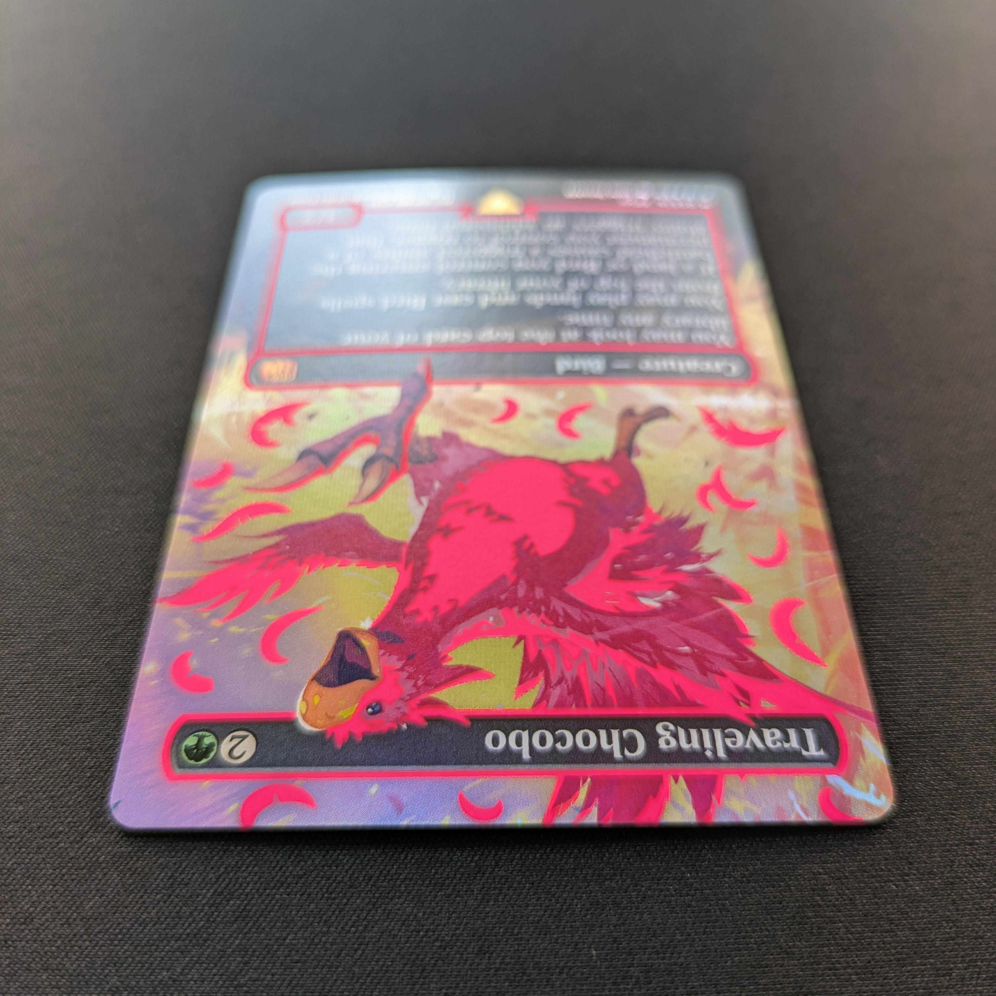 MTG Singles - [FOIL] Traveling Chocobo (Neon Ink Pink) - Magic: The Gathering - FINAL FANTASY: Extras - NM - 