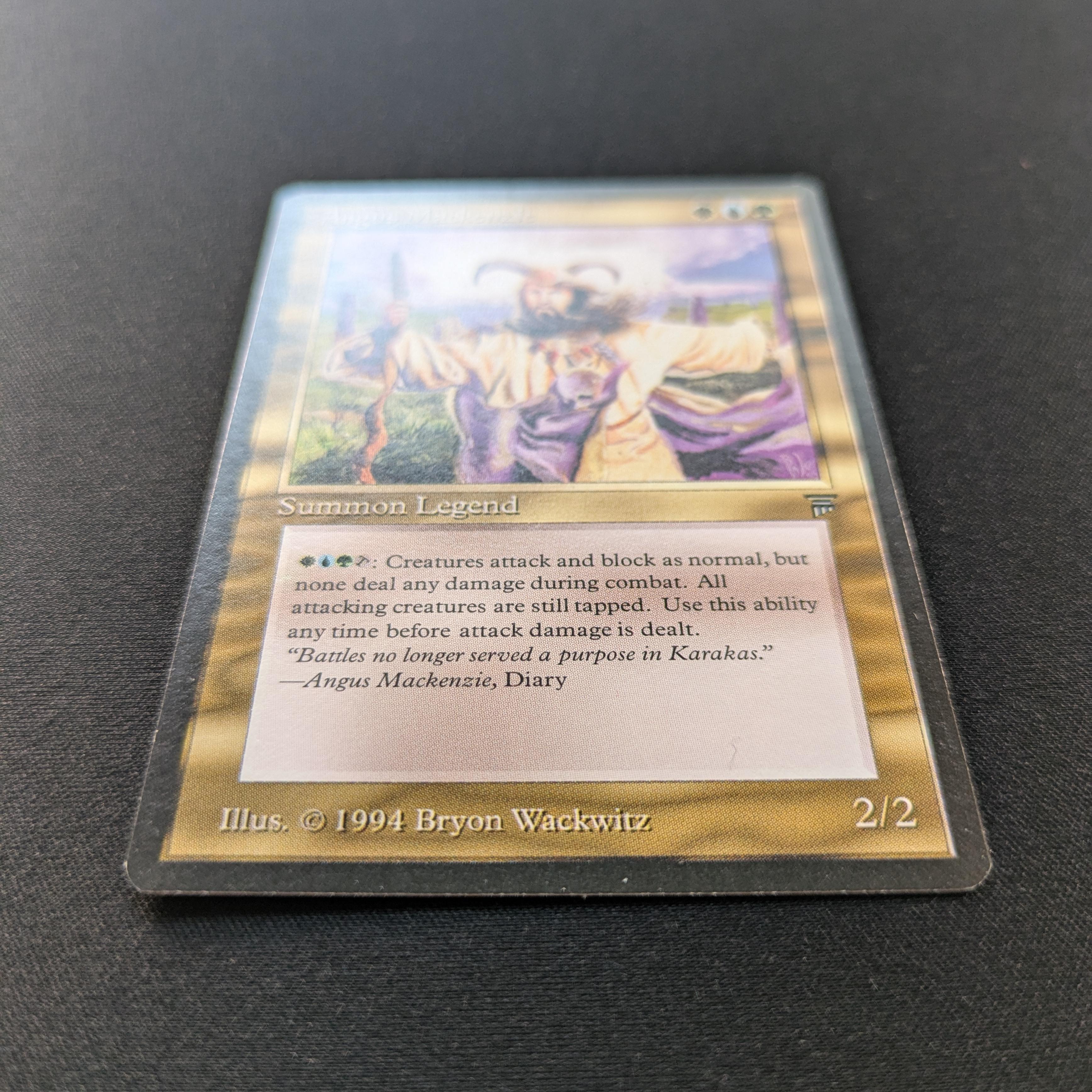 Angus Mackenzie Signed サインド 英語版 MTG Angus Mackenzie Signed サインド 英語版 MTG Angus Mackenzie Signed