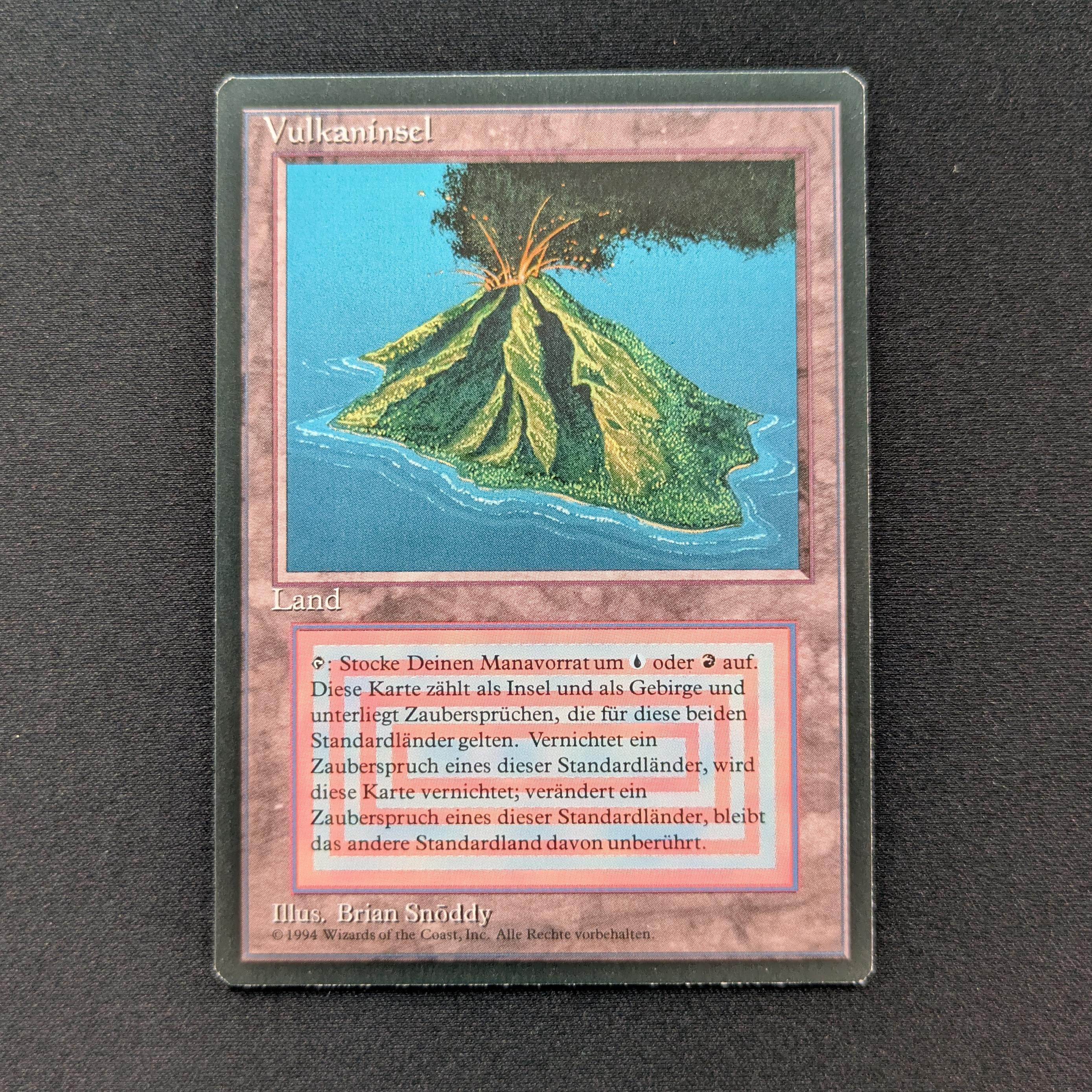 MTG Singles - Volcanic Island - Foreign Black Bordered - German - NM - 28818
