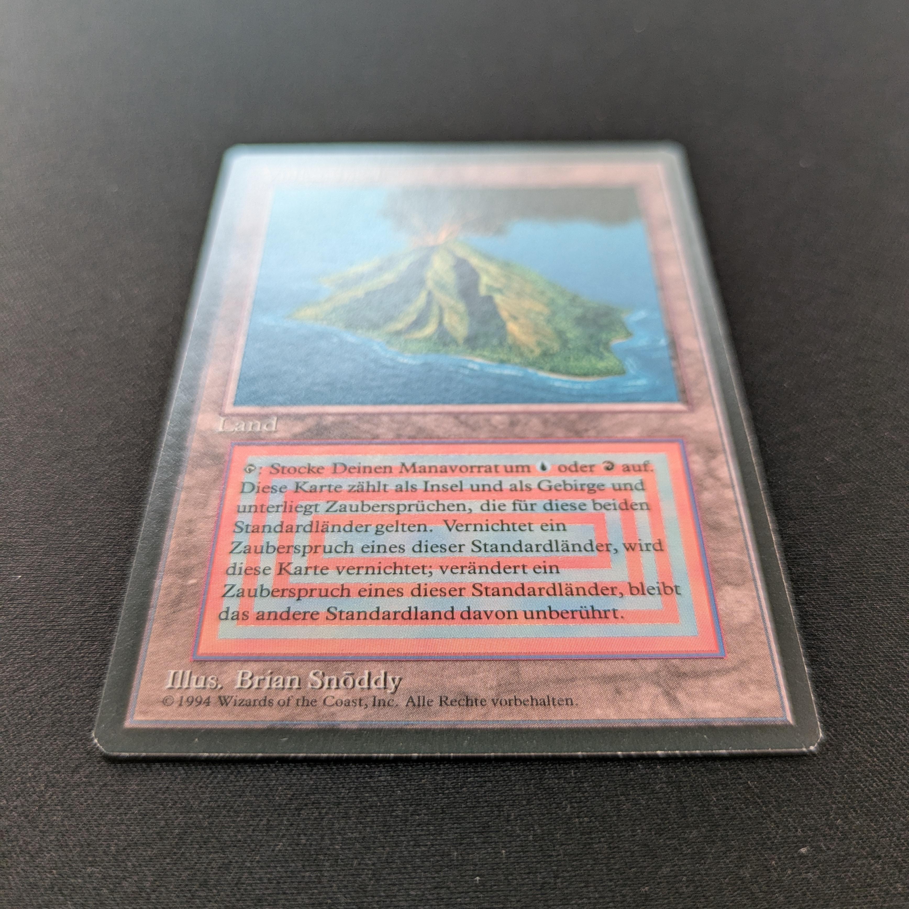 MTG Singles - Volcanic Island - Foreign Black Bordered - 