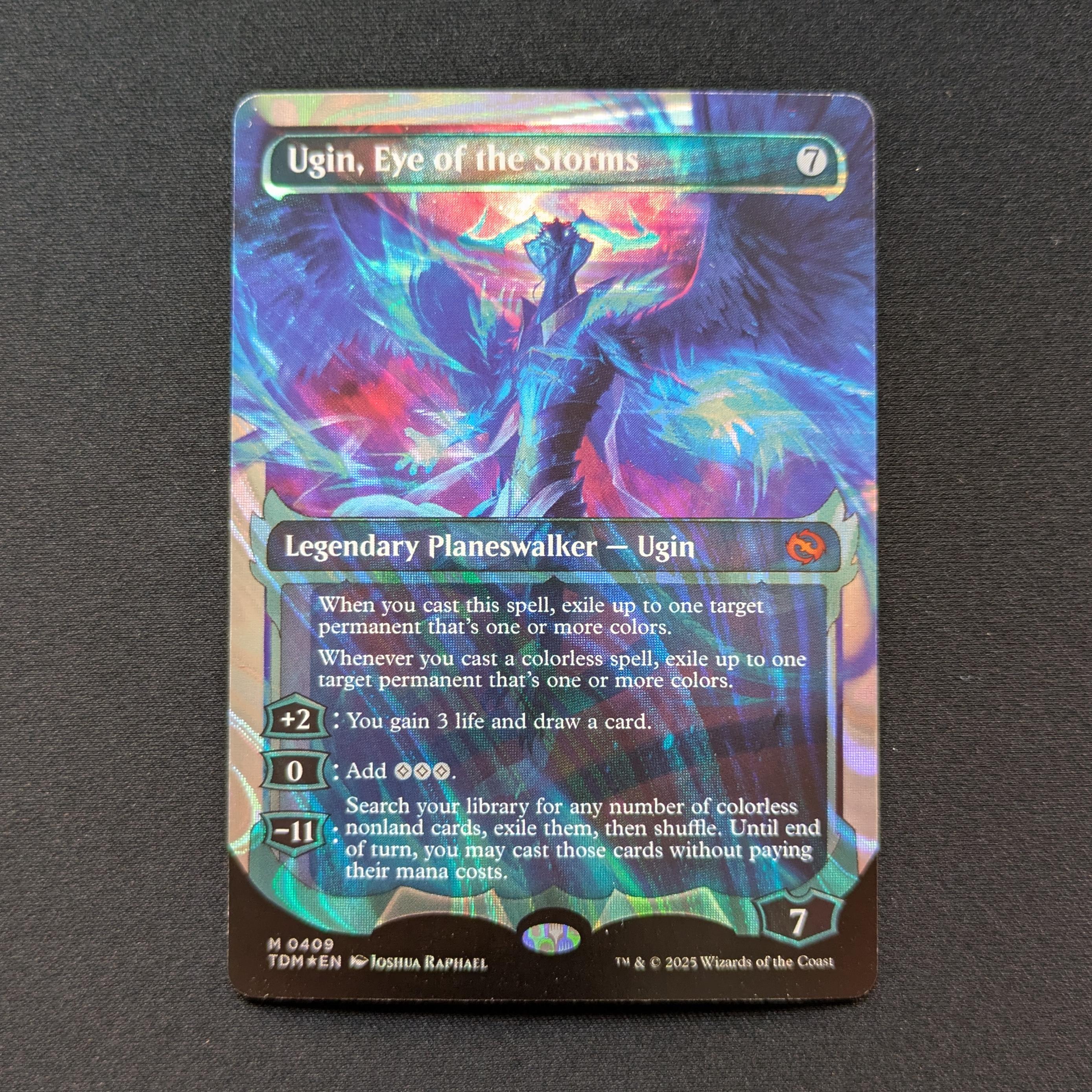 [FOIL] Ugin, Eye of the Storms (Halo Foil) - Tarkir: Dragonstorm: Extras - NM