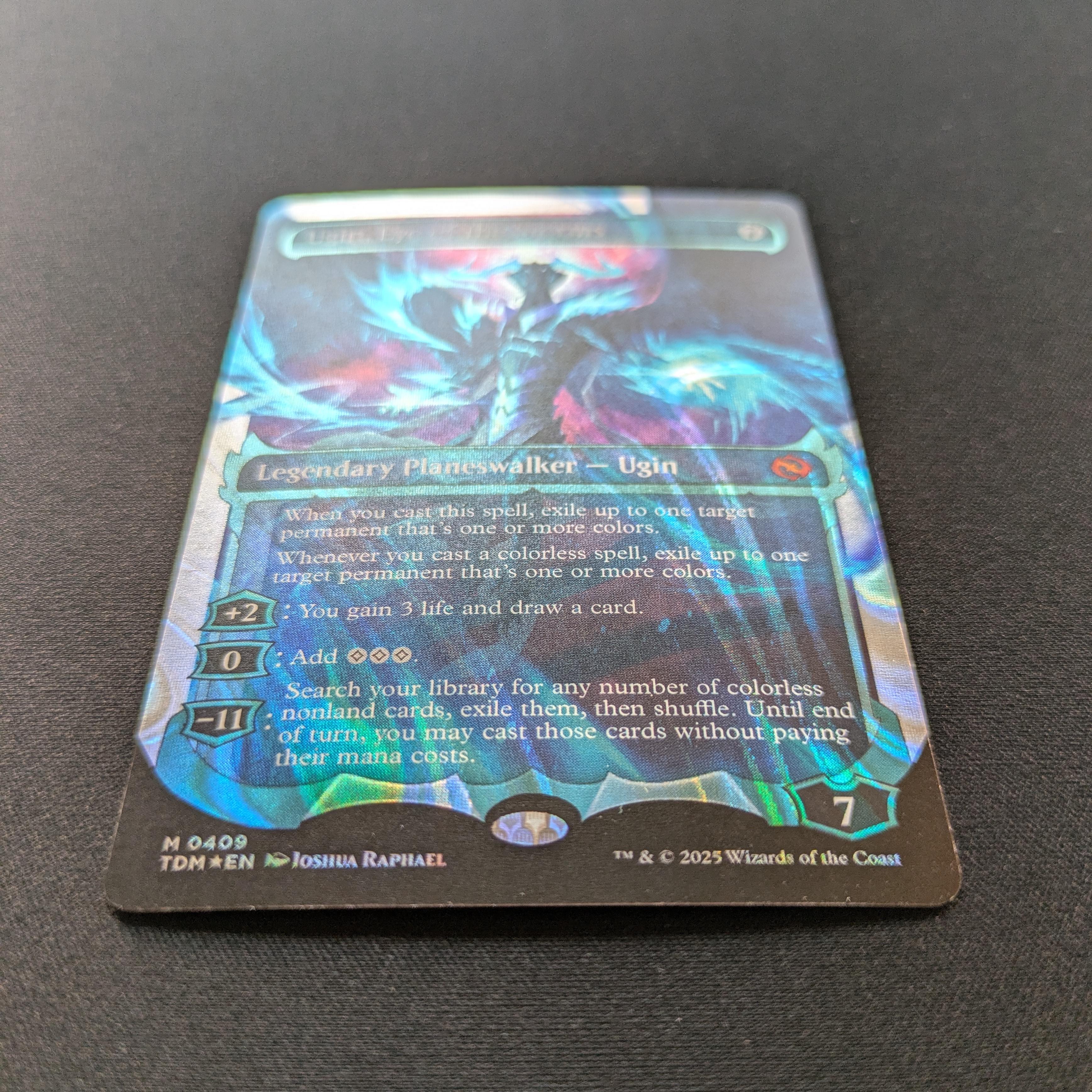 [FOIL] Ugin, Eye of the Storms (Halo Foil) - Tarkir: Dragonstorm: Extras - NM
