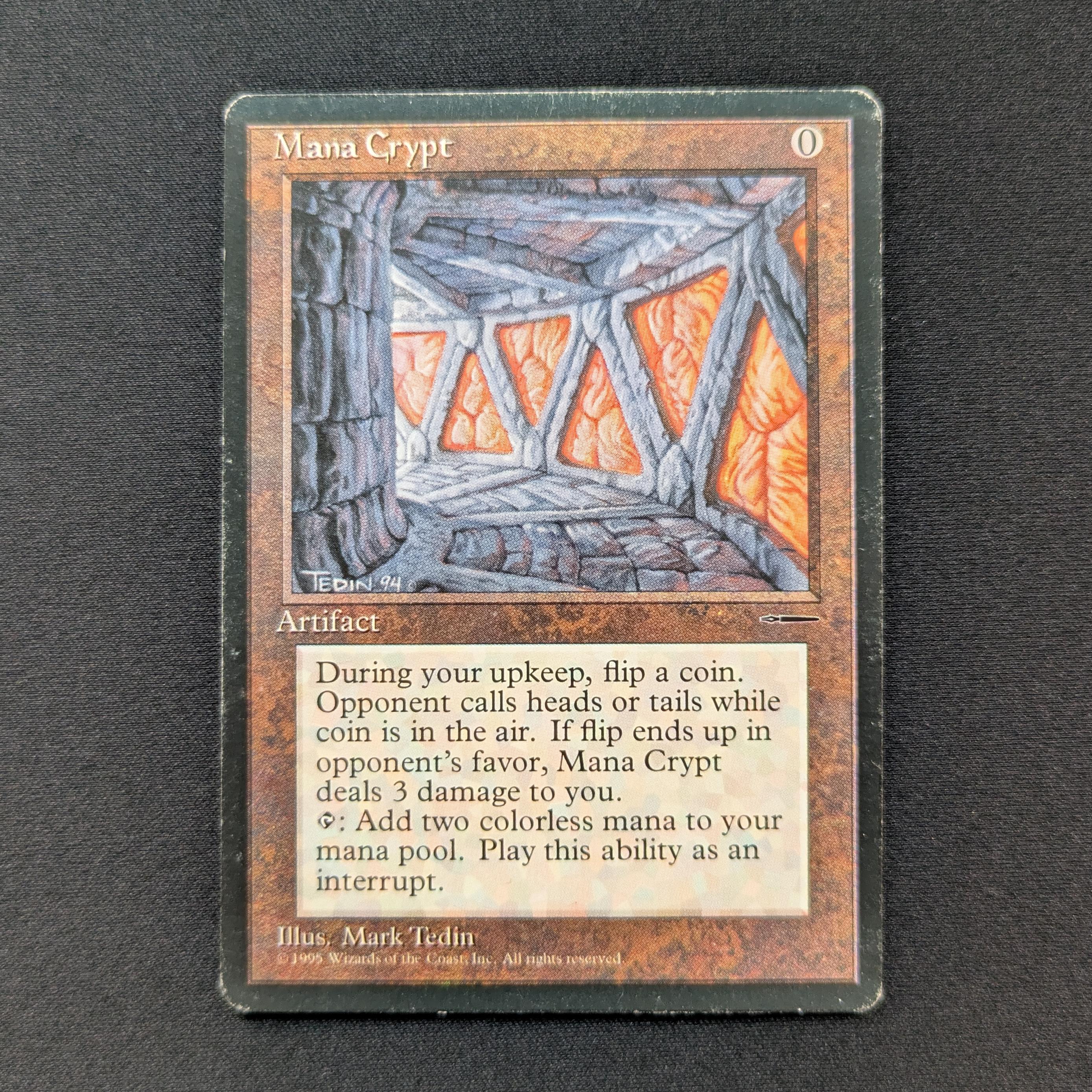 Mana Crypt (Book Insert) - Harper Prism Promos - PL, INKED