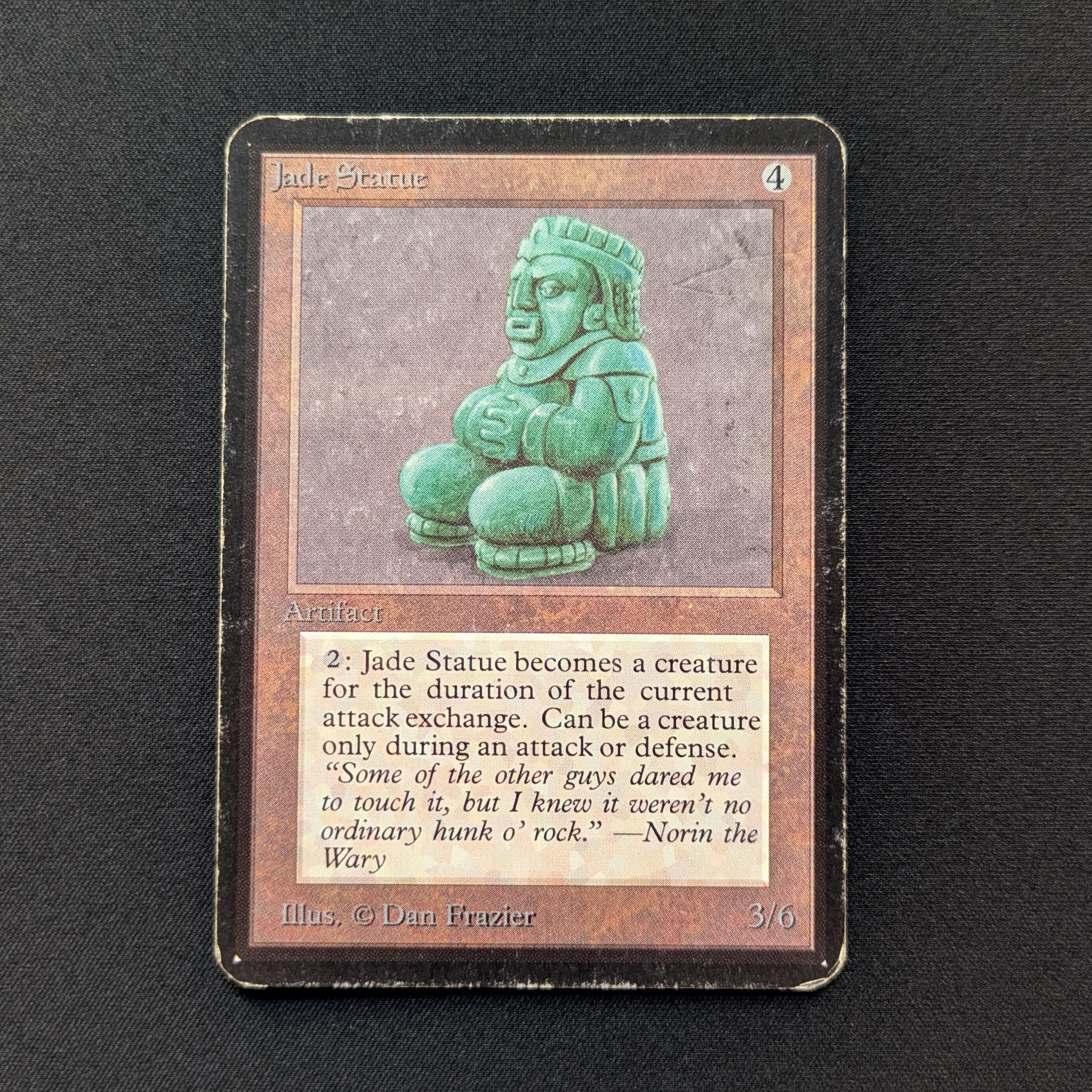 MTG Singles - Jade Statue - Alpha - PL - BENT - 28862