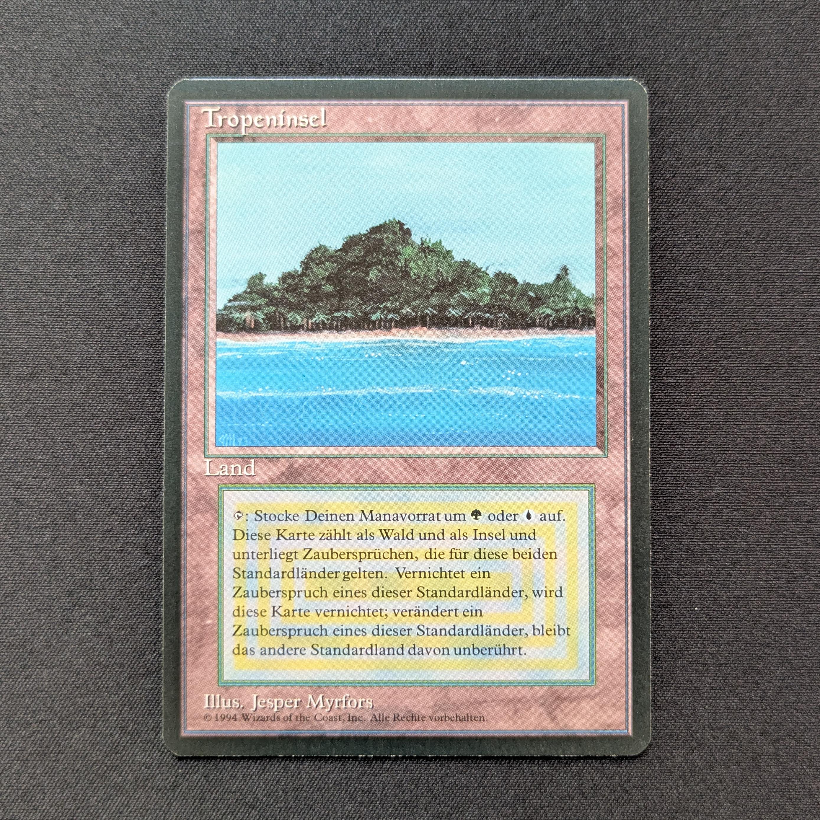 MTG Singles - Tropical Island - Foreign Black Bordered - 