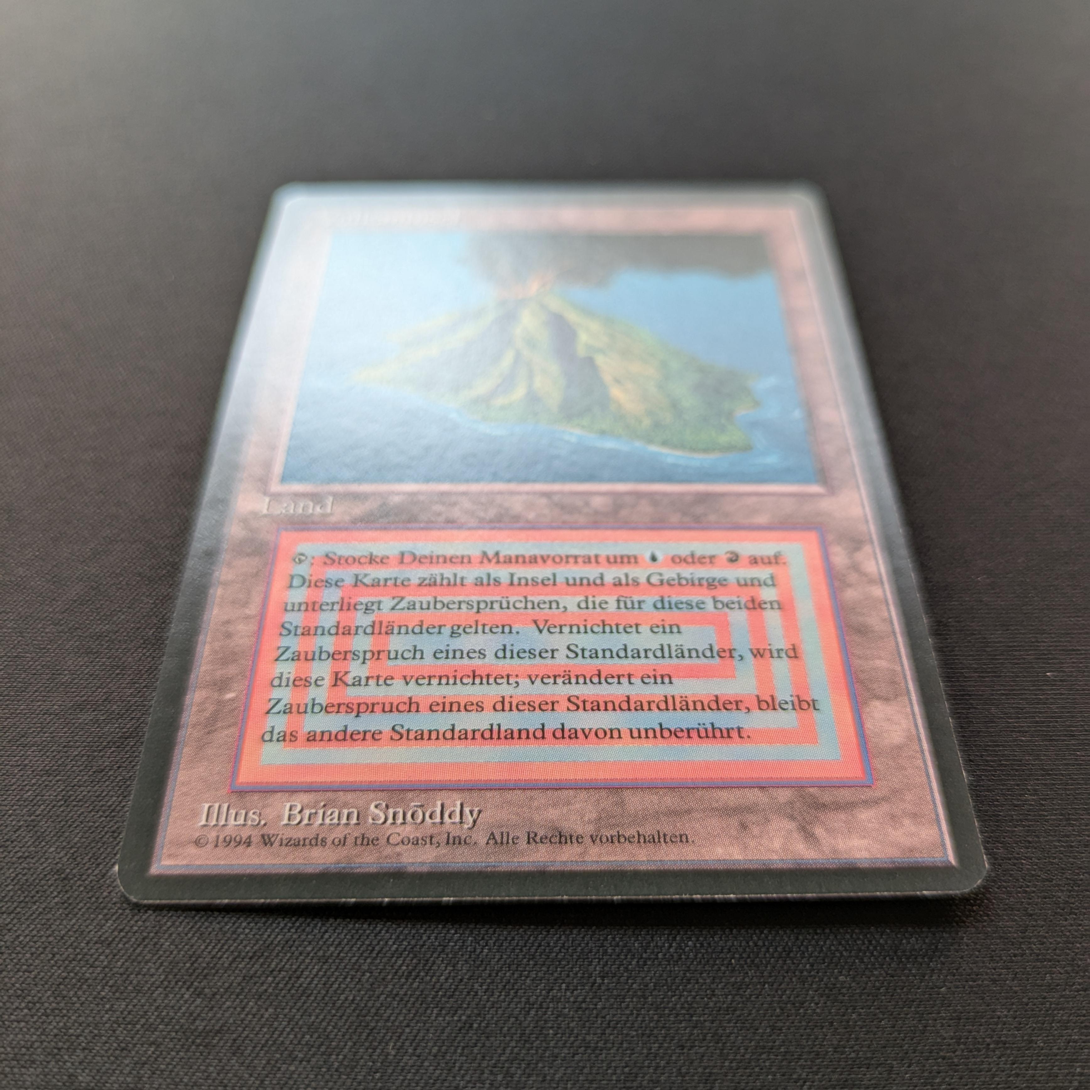 MTG Singles - Volcanic Island - Foreign Black Bordered - 