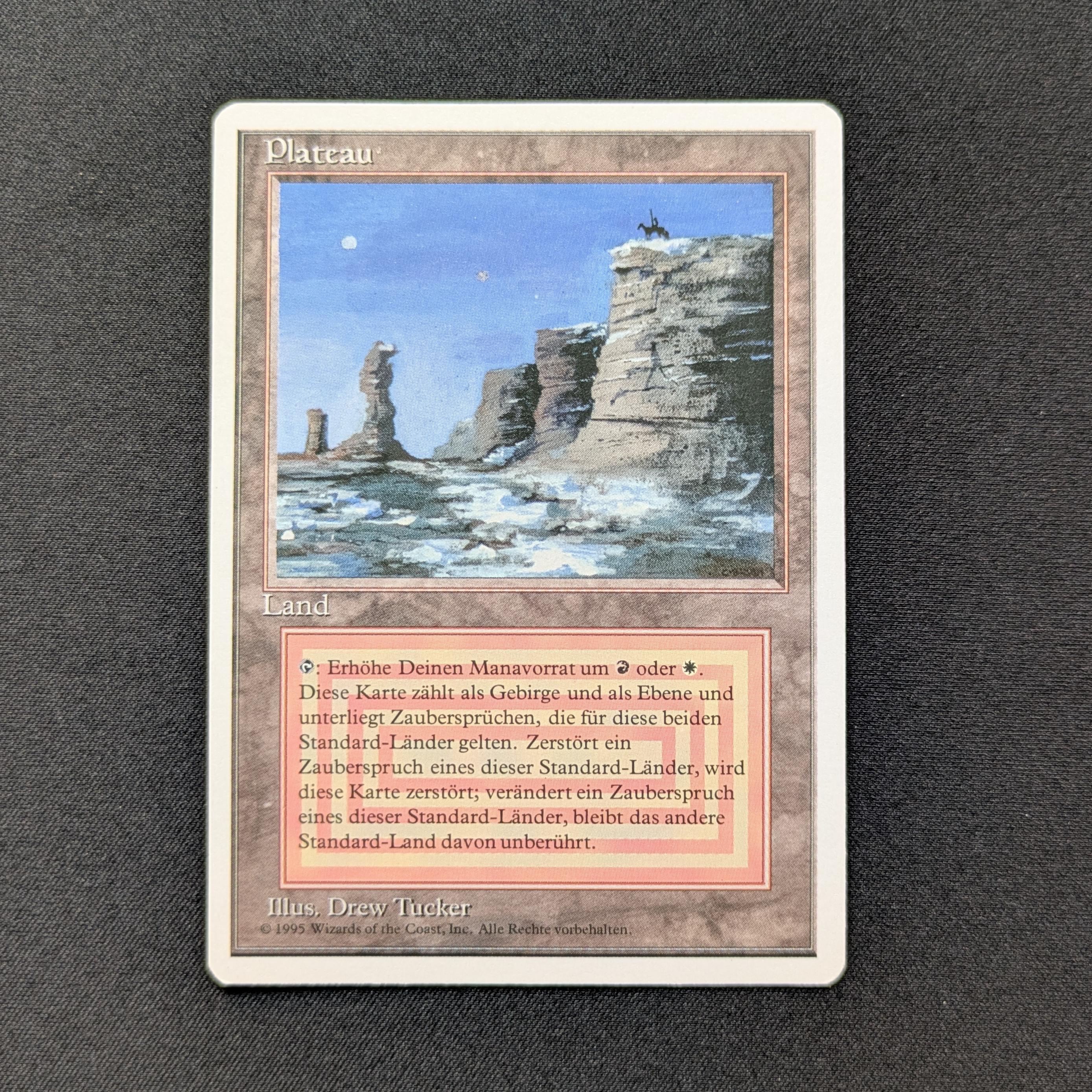 MTG Singles - Plateau - Foreign White Bordered - German - NM - 28892