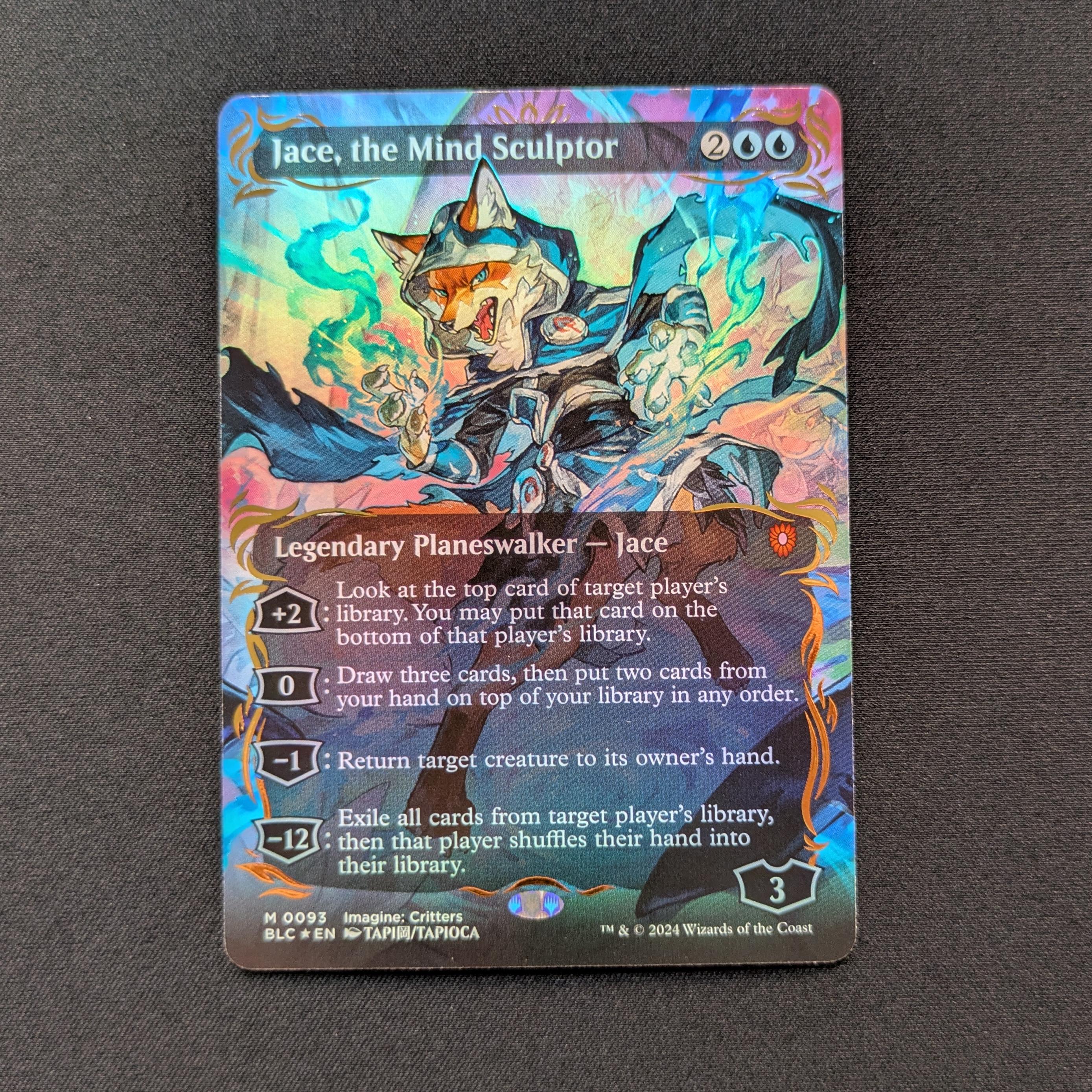 [FOIL] Jace, the Mind Sculptor (Raised Foil) - Commander: Bloomburrow: Extras - NM