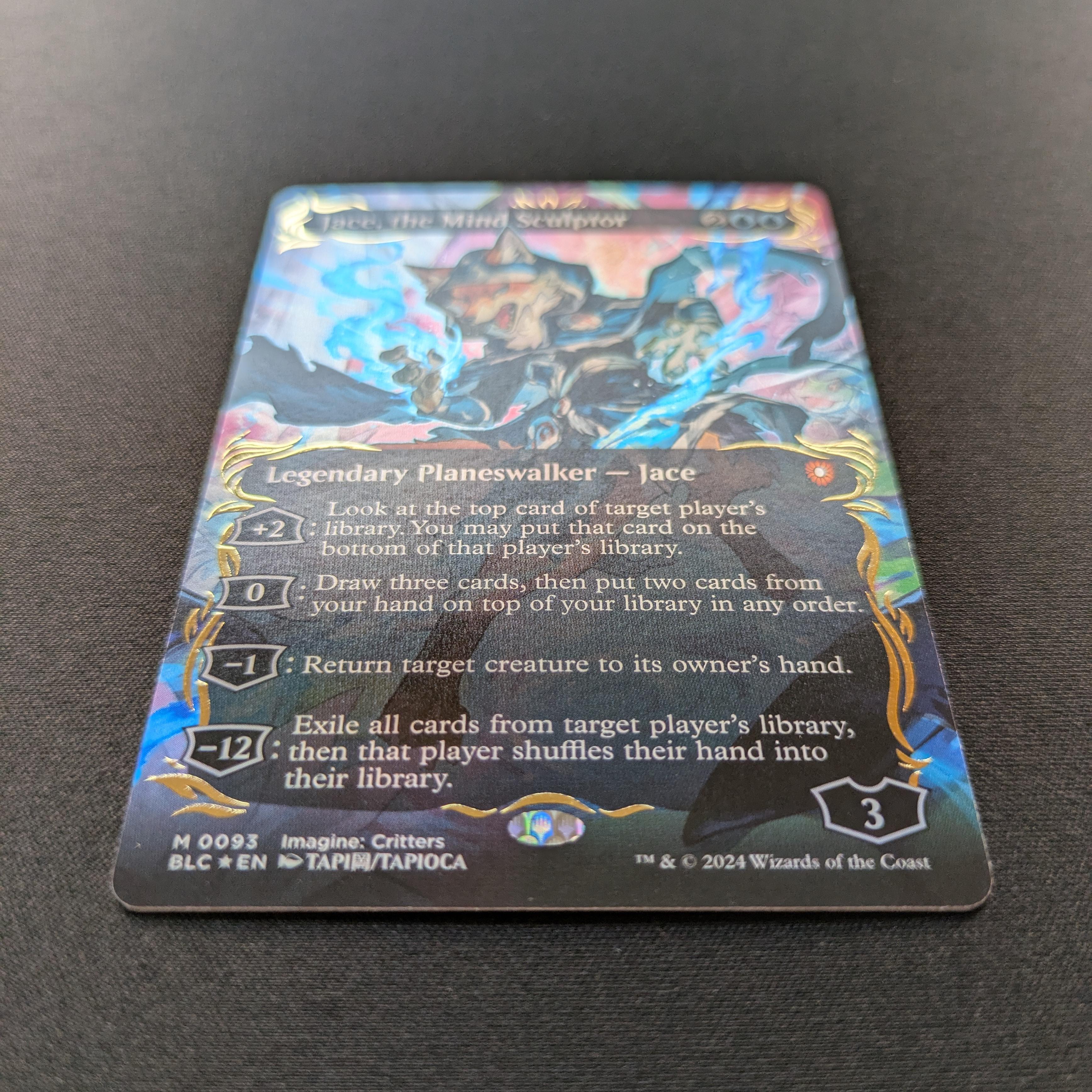 MTG Singles - [FOIL] Jace, the Mind Sculptor (Raised Foil) - Commander: Bloomburrow: Extras - NM - 