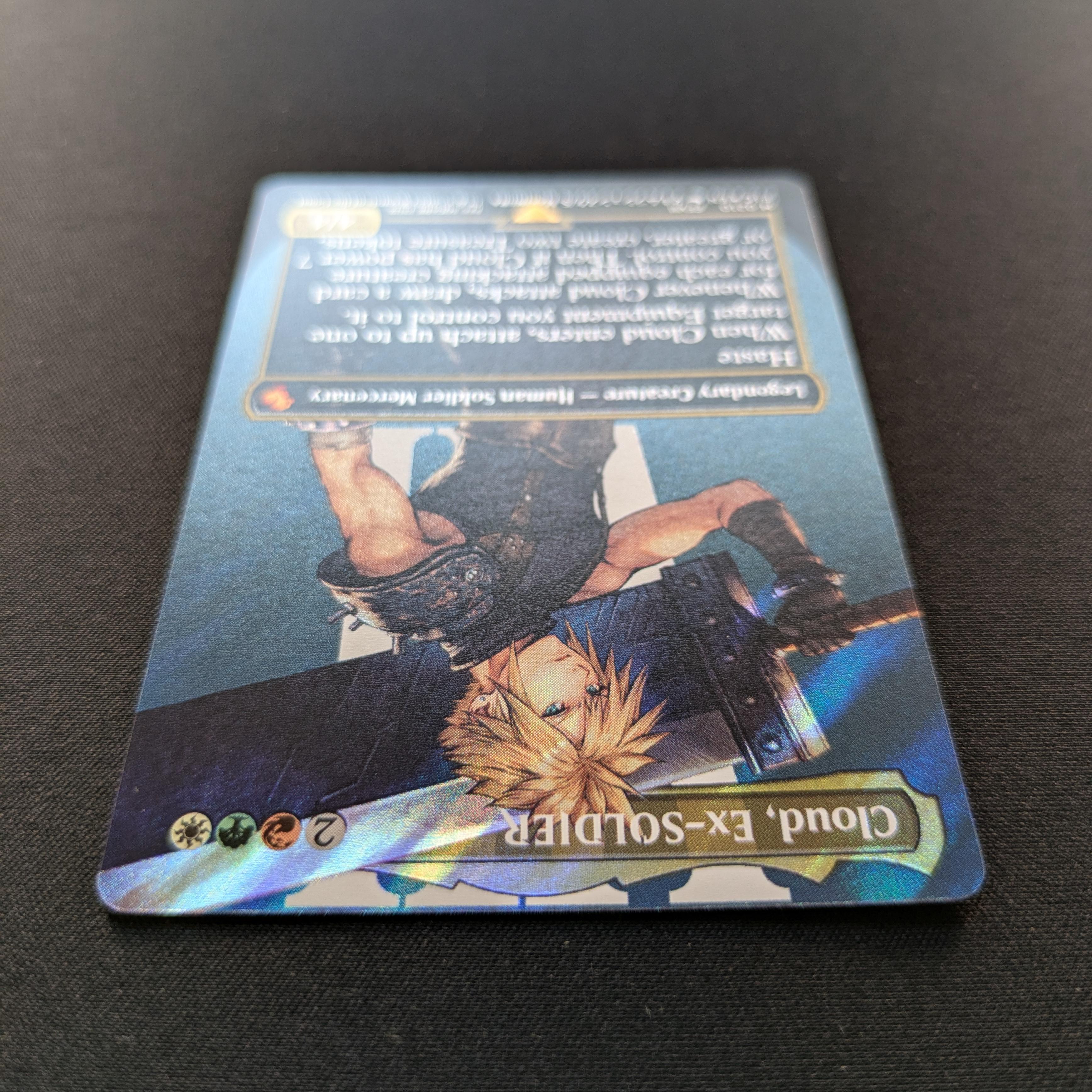 MTG Singles - [FOIL] Cloud, Ex-SOLDIER (Surge Foil) - Commander: Magic: The Gathering - FINAL FANTASY: Extras - NM - 