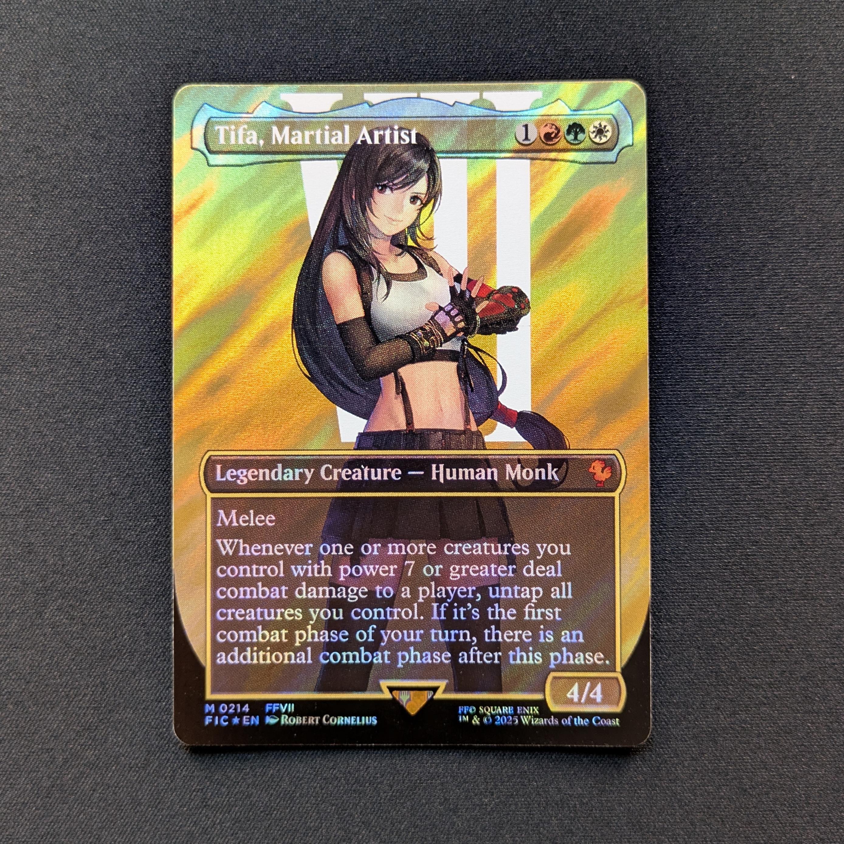 MTG Singles - [FOIL] Tifa, Martial Artist (Surge Foil) - Commander: Magic: The Gathering - FINAL FANTASY: Extras - NM - 
