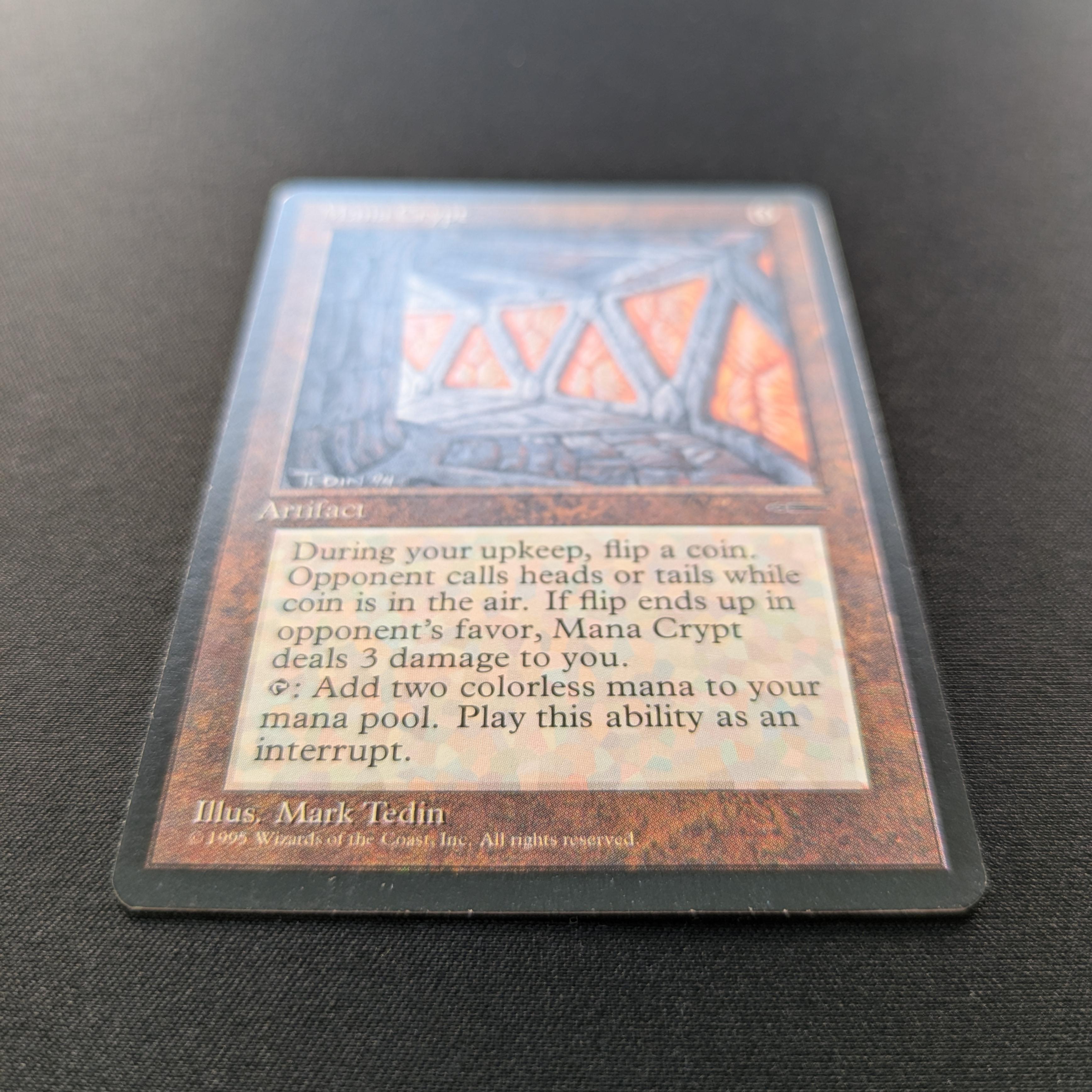 MTG Singles - Mana Crypt (Book Insert) - Harper Prism Promos - EX - 