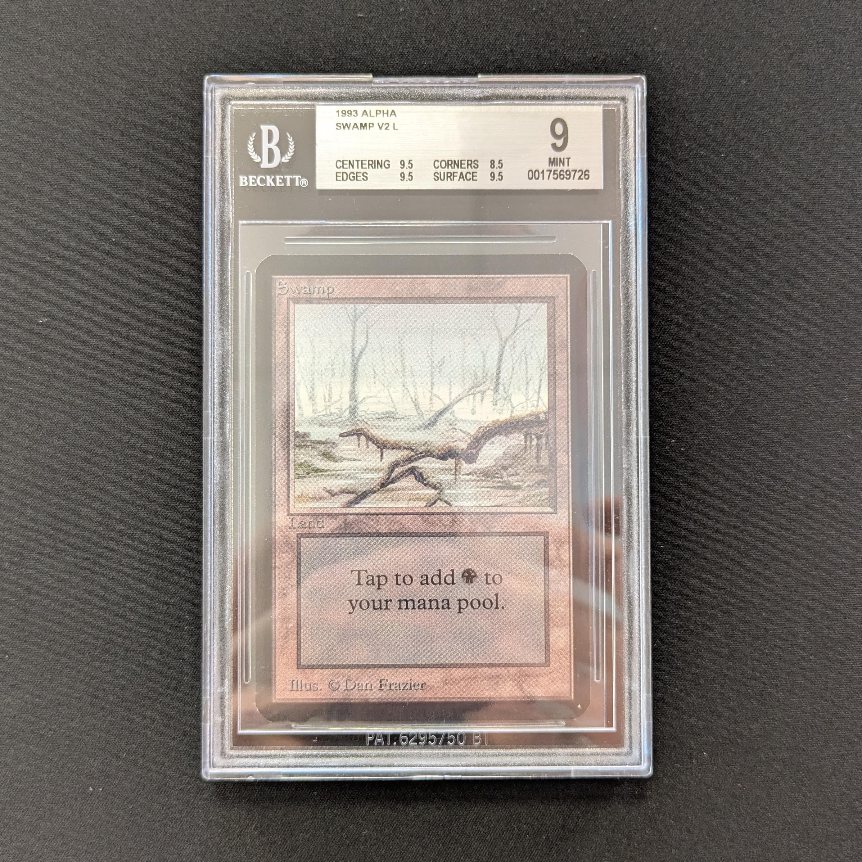 MTG Singles - Swamp (V.2) - Alpha - BGS 9 - 
