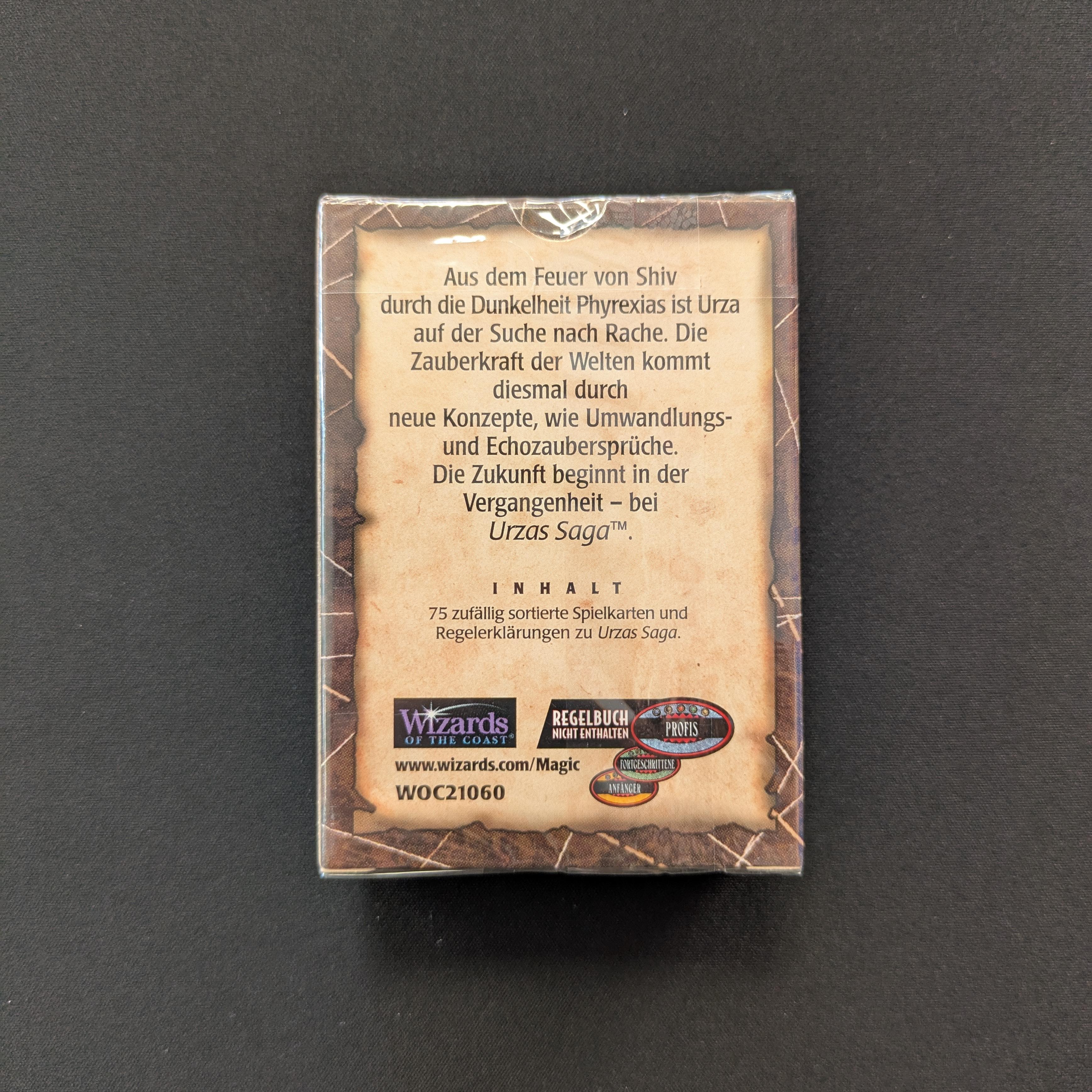 MTG Sealed Product - Urza's Saga Tournament Pack German - 