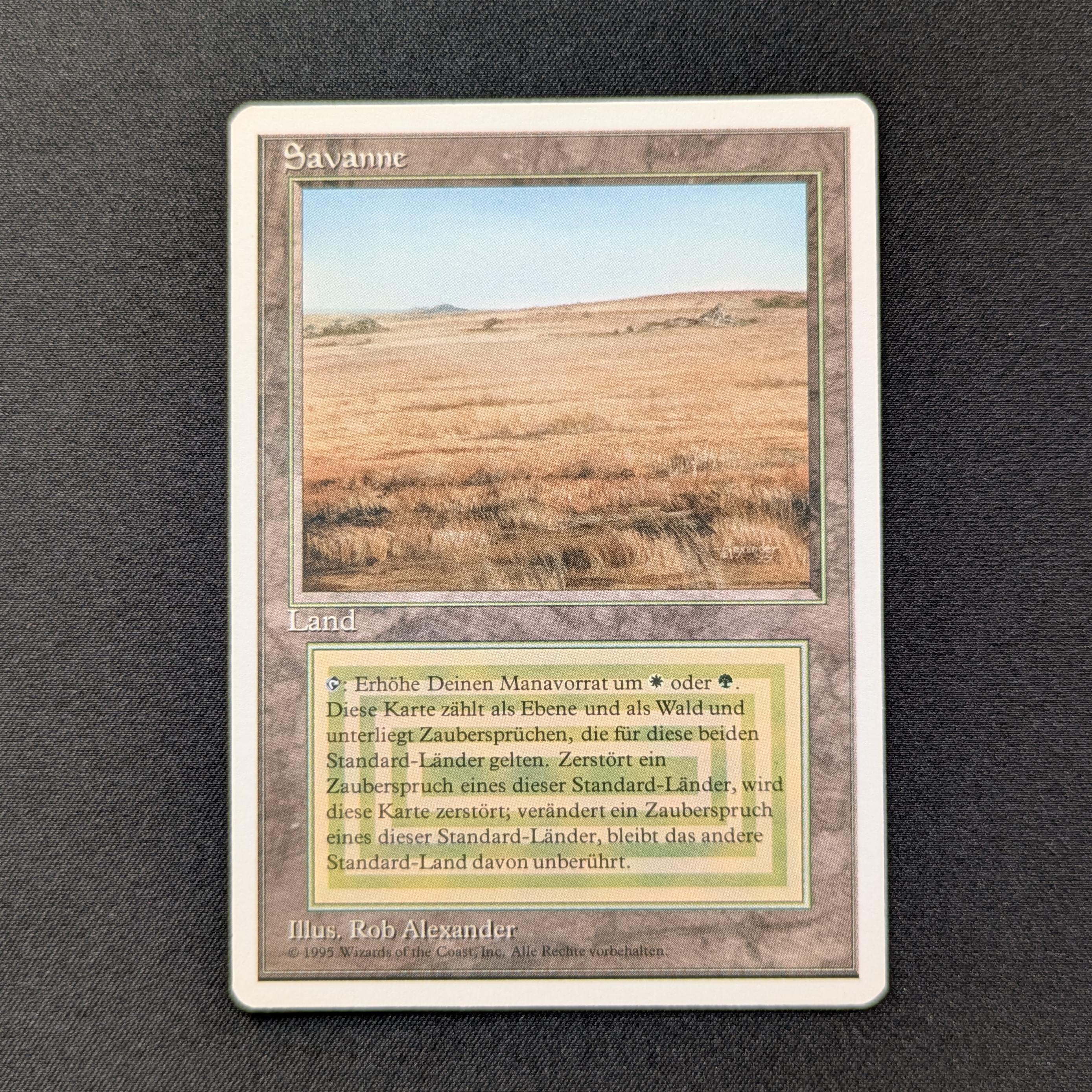 MTG Singles - Savannah - Foreign White Bordered - German - EX - 29027