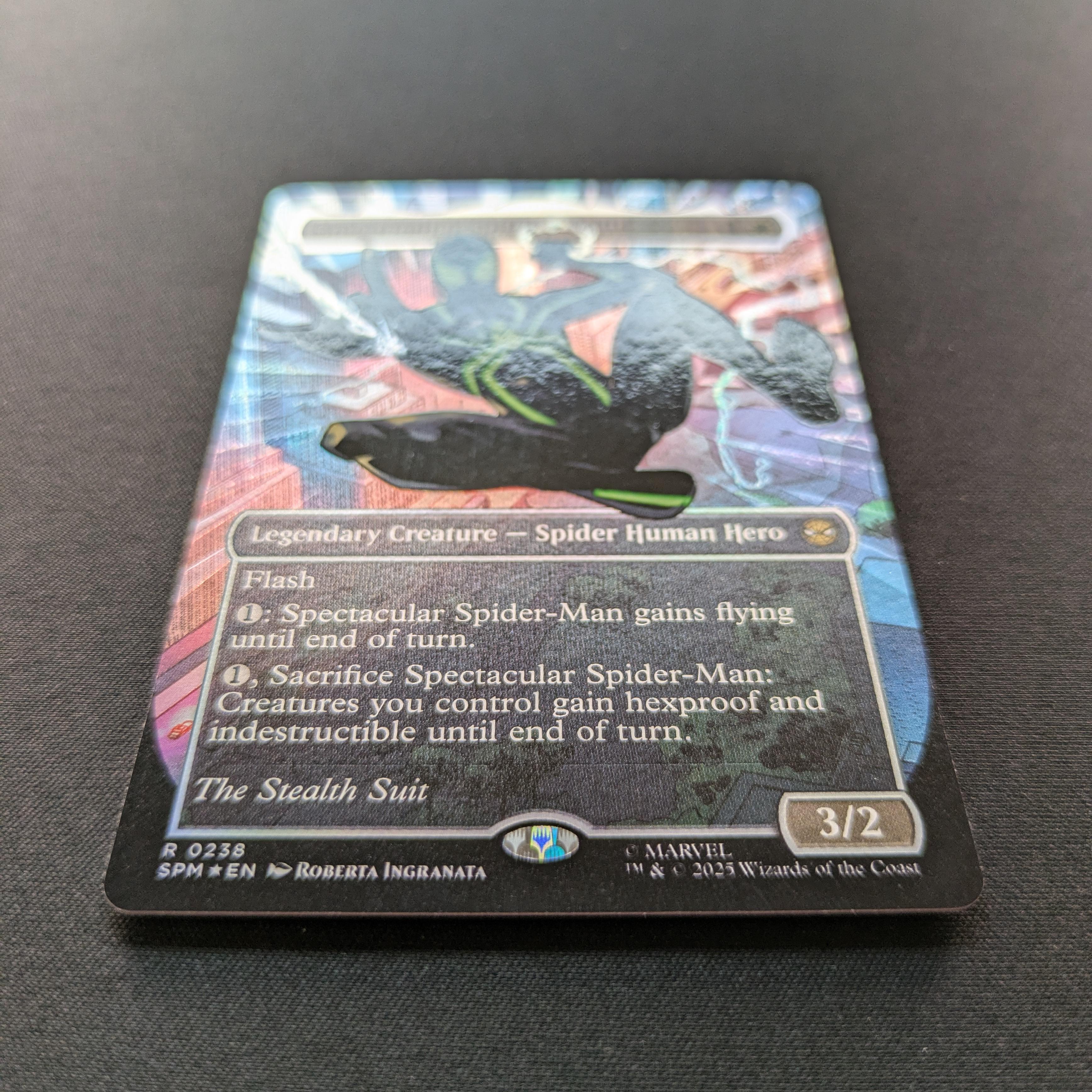 MTG Singles - [FOIL] Spectacular Spider-Man (Green) - Magic: The Gathering | Marvel's Spider-Man: Extras - NM - 