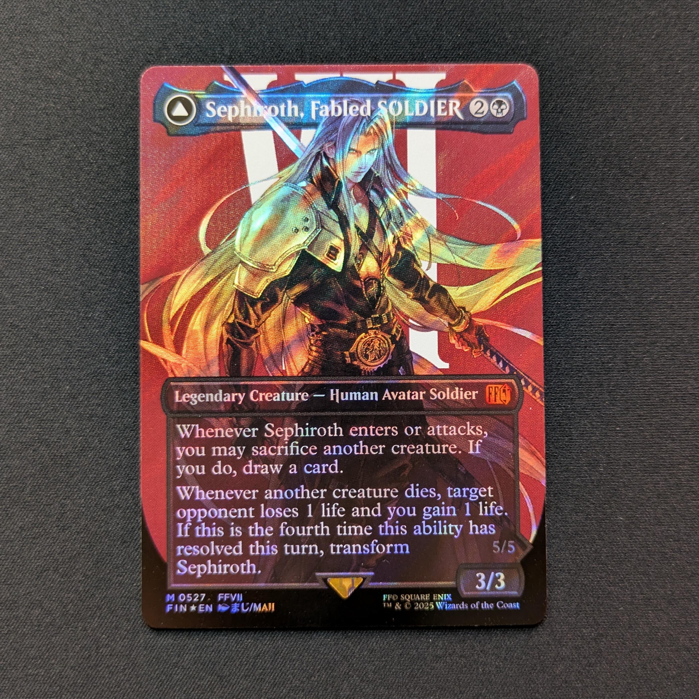 [FOIL] Sephiorth, Fabled SOLDIER (Surge Foil) - Magic: The Gathering - FINAL FANTASY: Extras - NM