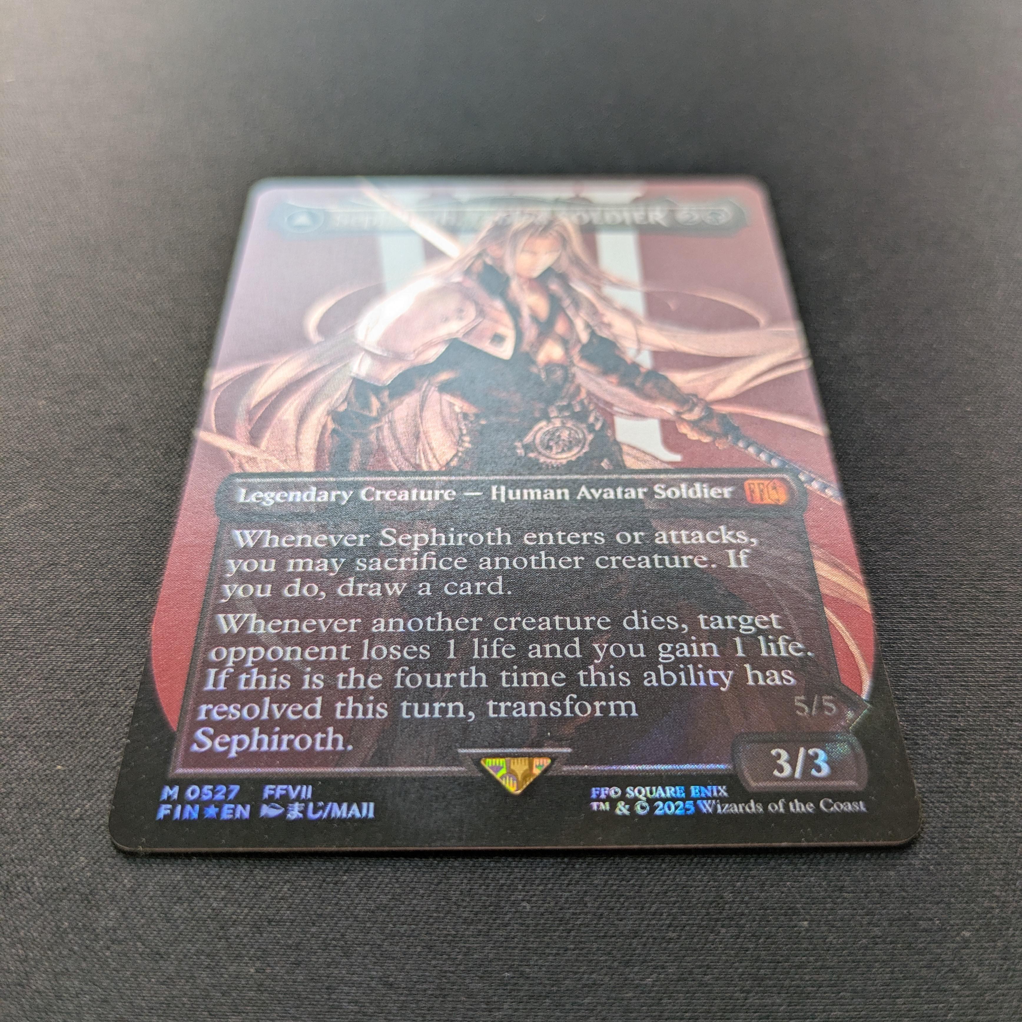 MTG Singles - [FOIL] Sephiorth, Fabled SOLDIER (Surge Foil) - Magic: The Gathering - FINAL FANTASY: Extras - NM - 