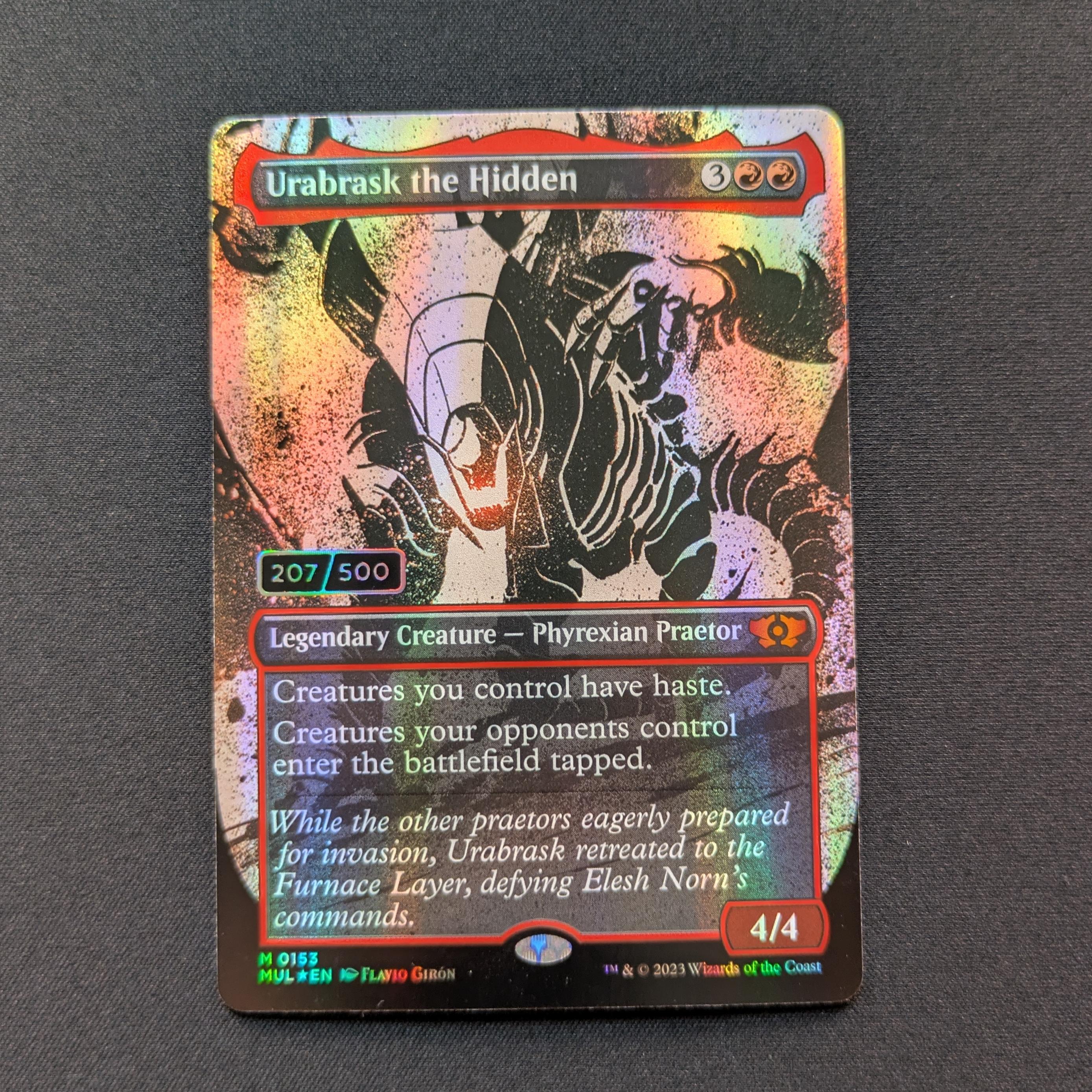 MTG Singles - [FOIL] Urabrask the Hidden (Serialized) - Multiverse Legends - NM, 207/500 - 