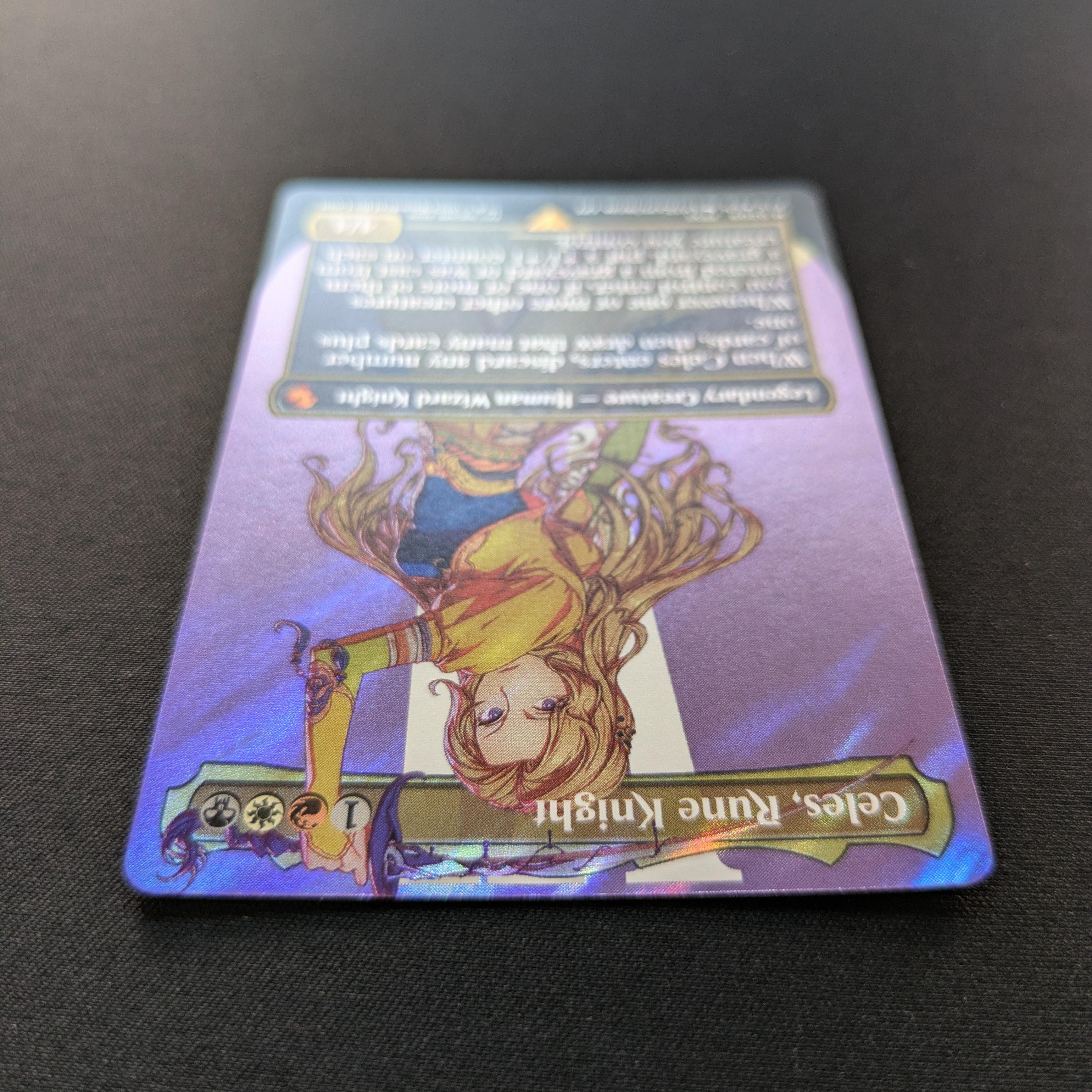 MTG Singles - [FOIL] Celes, Rune Knight (Surge Foil) - Commander: Magic: The Gathering - FINAL FANTASY: Extras - NM - 