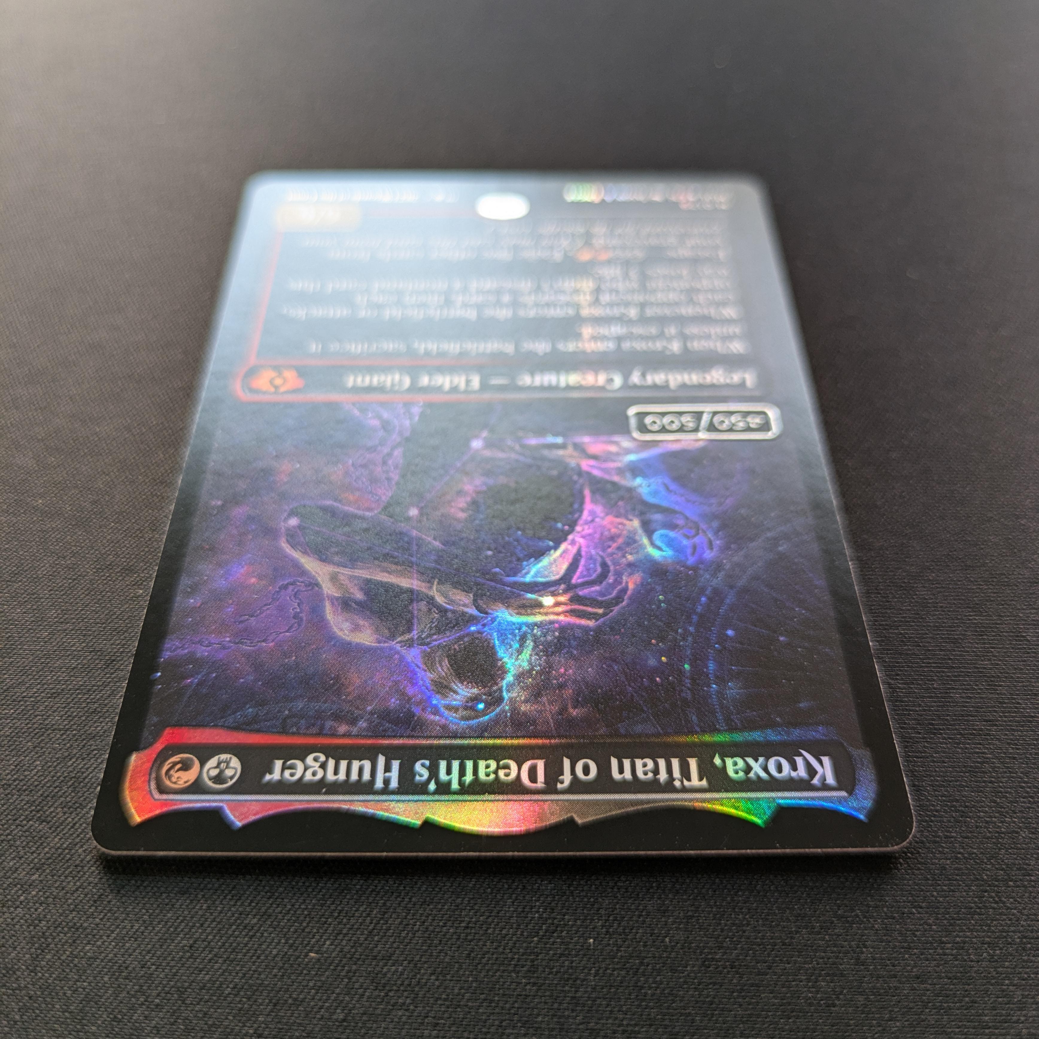 MTG Singles - [FOIL] Kroxa, Titan of Death's Hunger (Serialized) - Multiverse Legends - NM, 450/500 - 