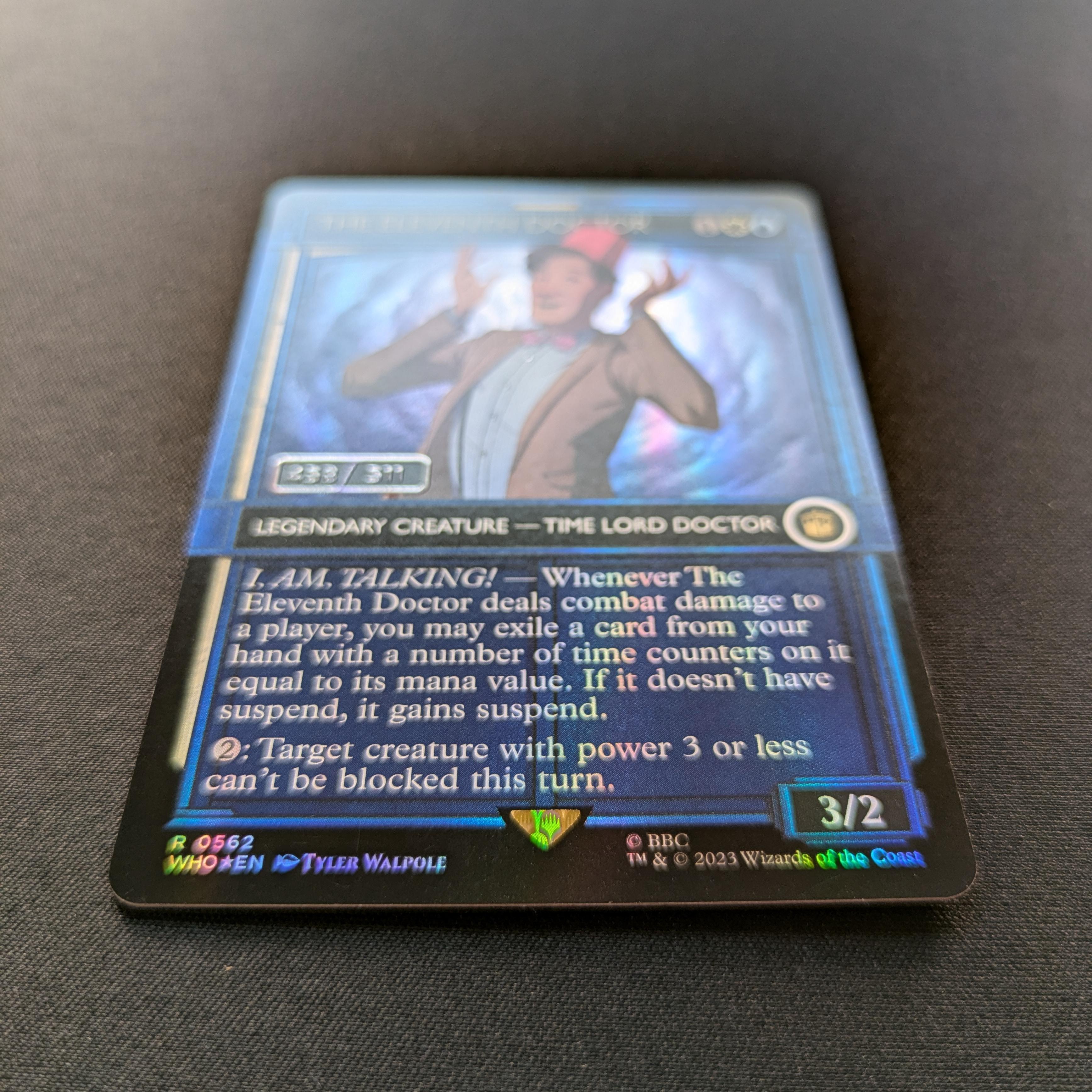 MTG Singles - [FOIL] The Eleventh Doctor (Serialized) - Universes Beyond: Doctor Who: Extras - NM, 458/511 - 