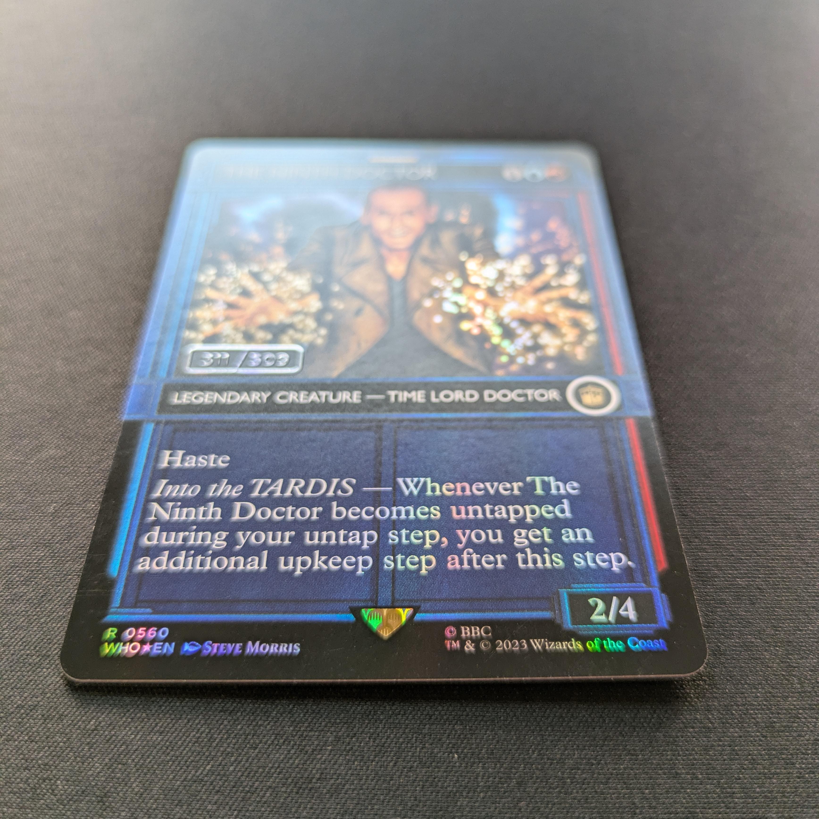 MTG Singles - [FOIL] The Ninth Doctor (Serialized) - Universes Beyond: Doctor Who: Extras - NM, 311/509 - 