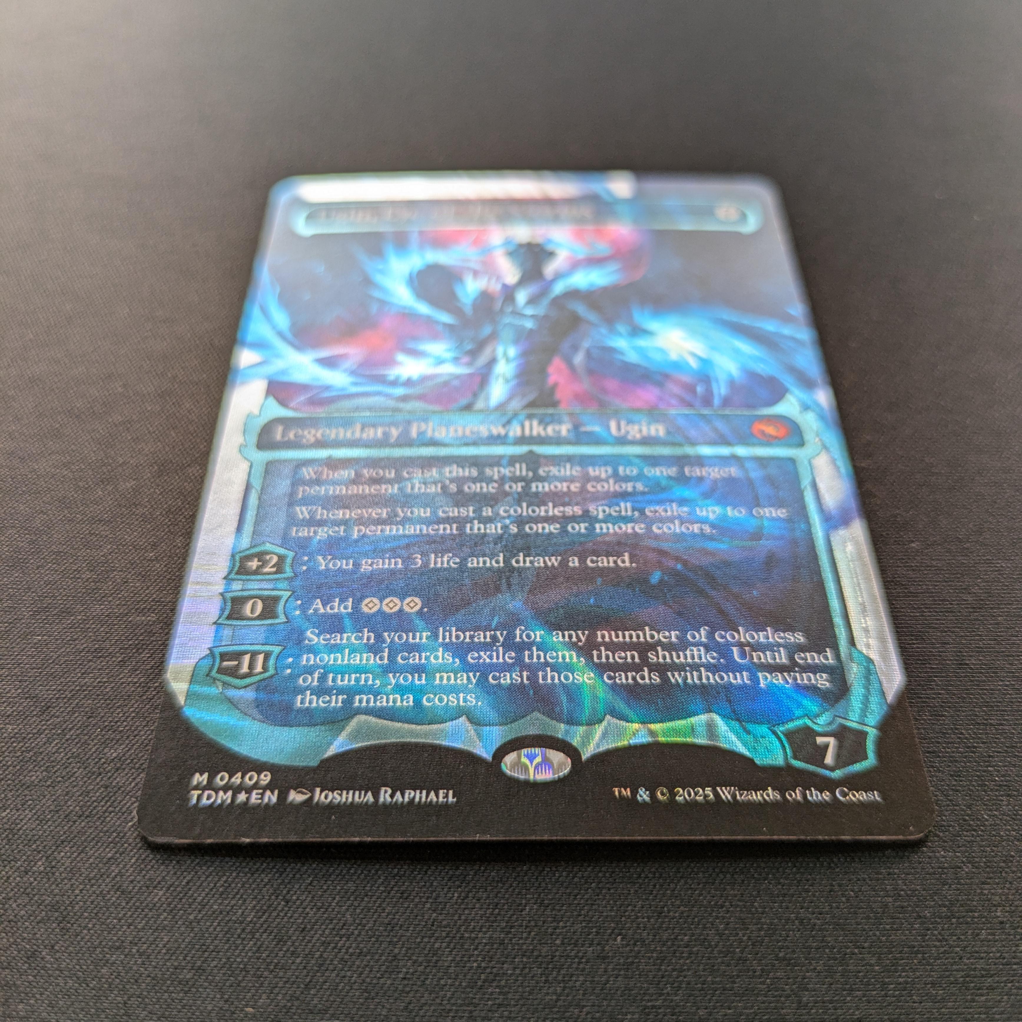 MTG Singles - [FOIL] Ugin, Eye of the Storms (Halo Foil) - Tarkir: Dragonstorm: Extras - NM - 