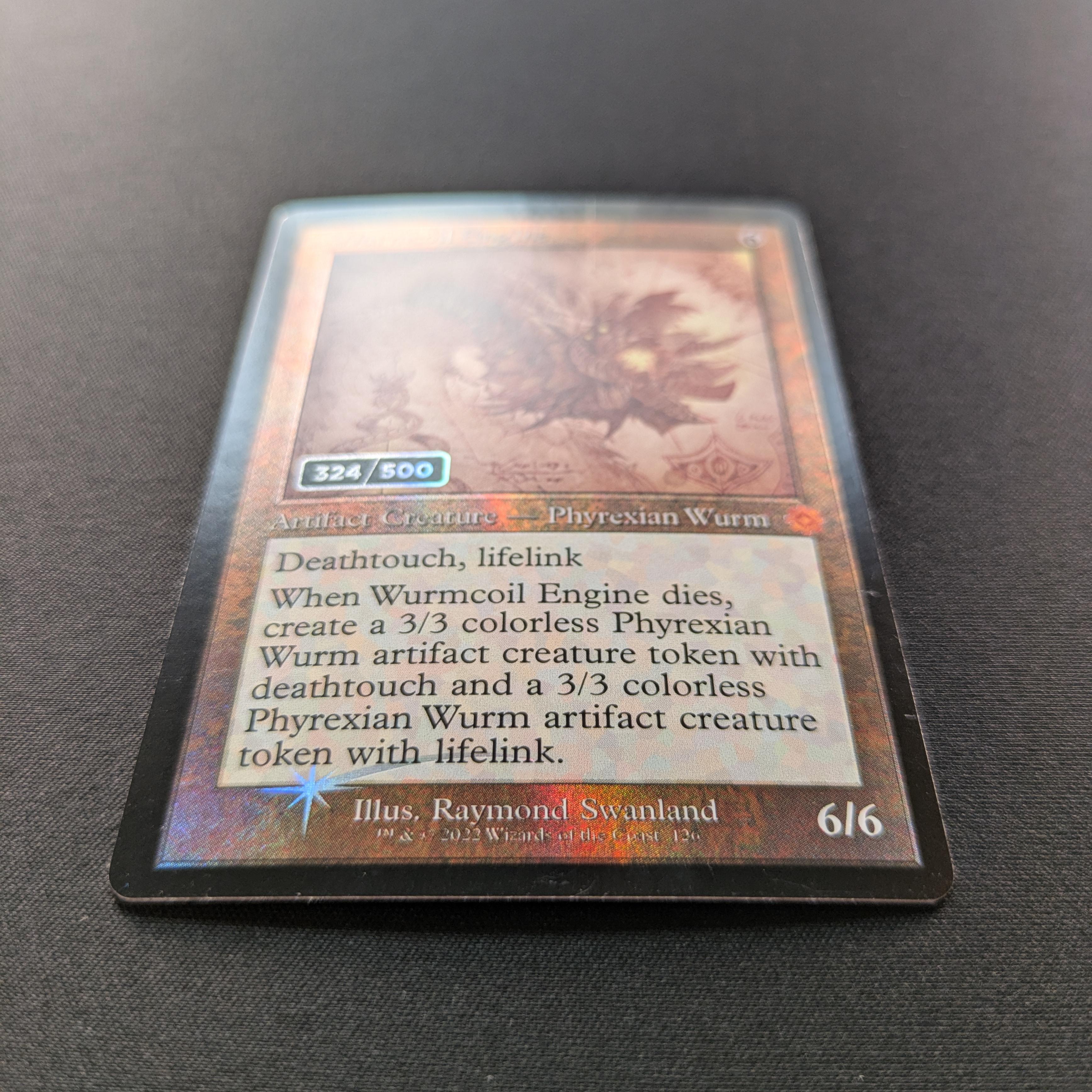 MTG Singles - [FOIL] Wurmcoil Engine (Serialized) - Retro Frame Artifacts - EX, 324/500 - 