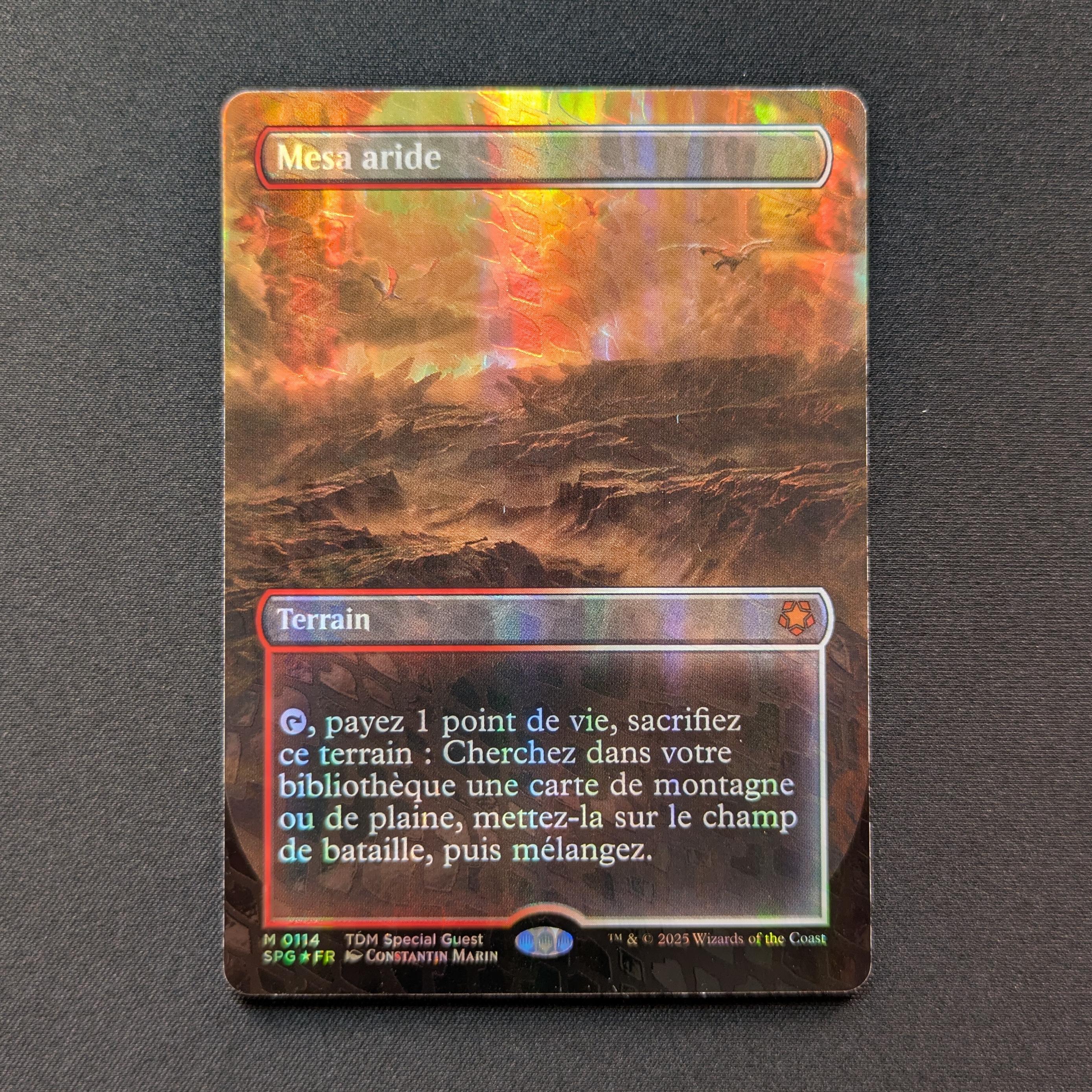 MTG Singles - [FOIL] Arid Mesa (Dragonscale Foil) - Special Guests - NM - 
