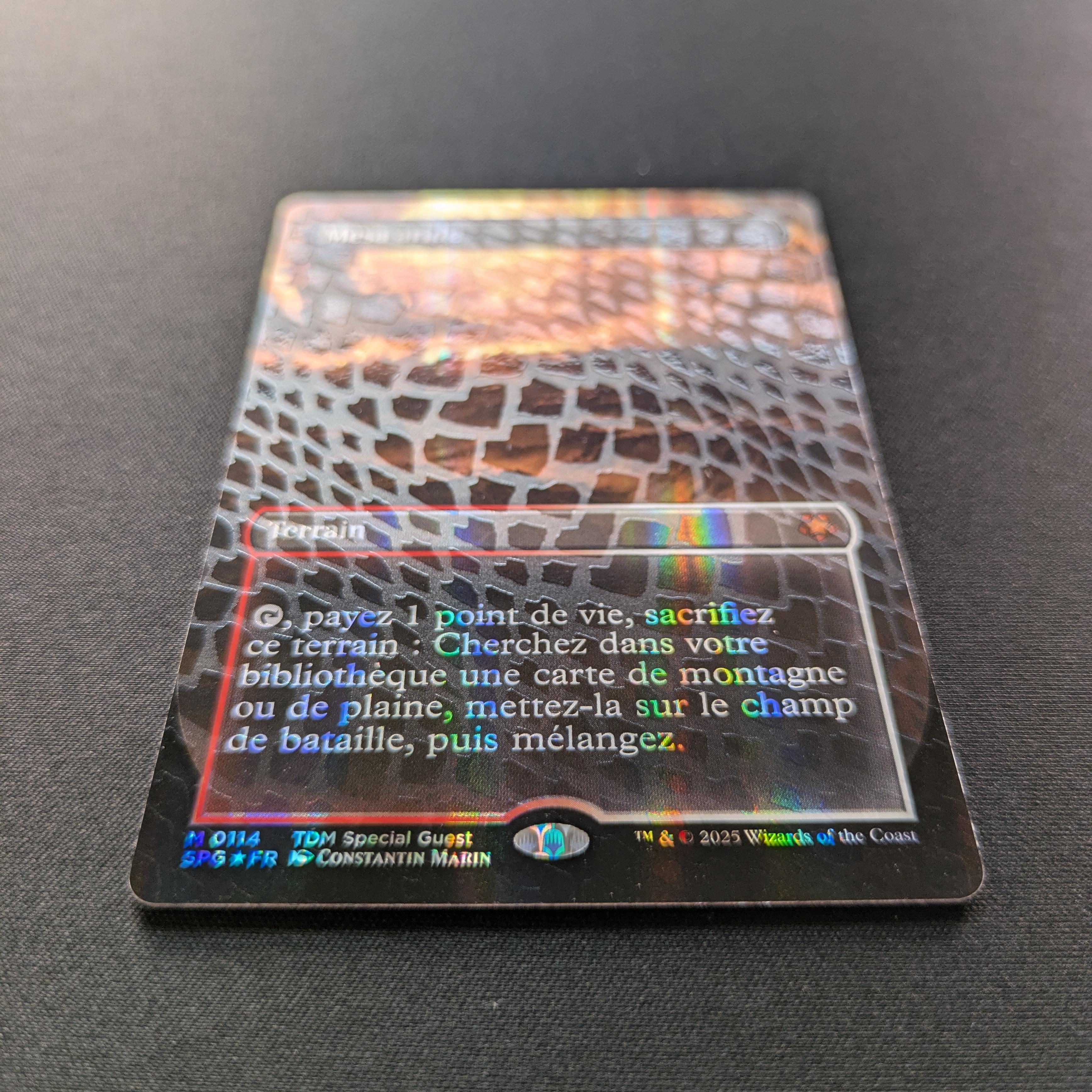 MTG Singles - [FOIL] Arid Mesa (Dragonscale Foil) - Special Guests - NM - 