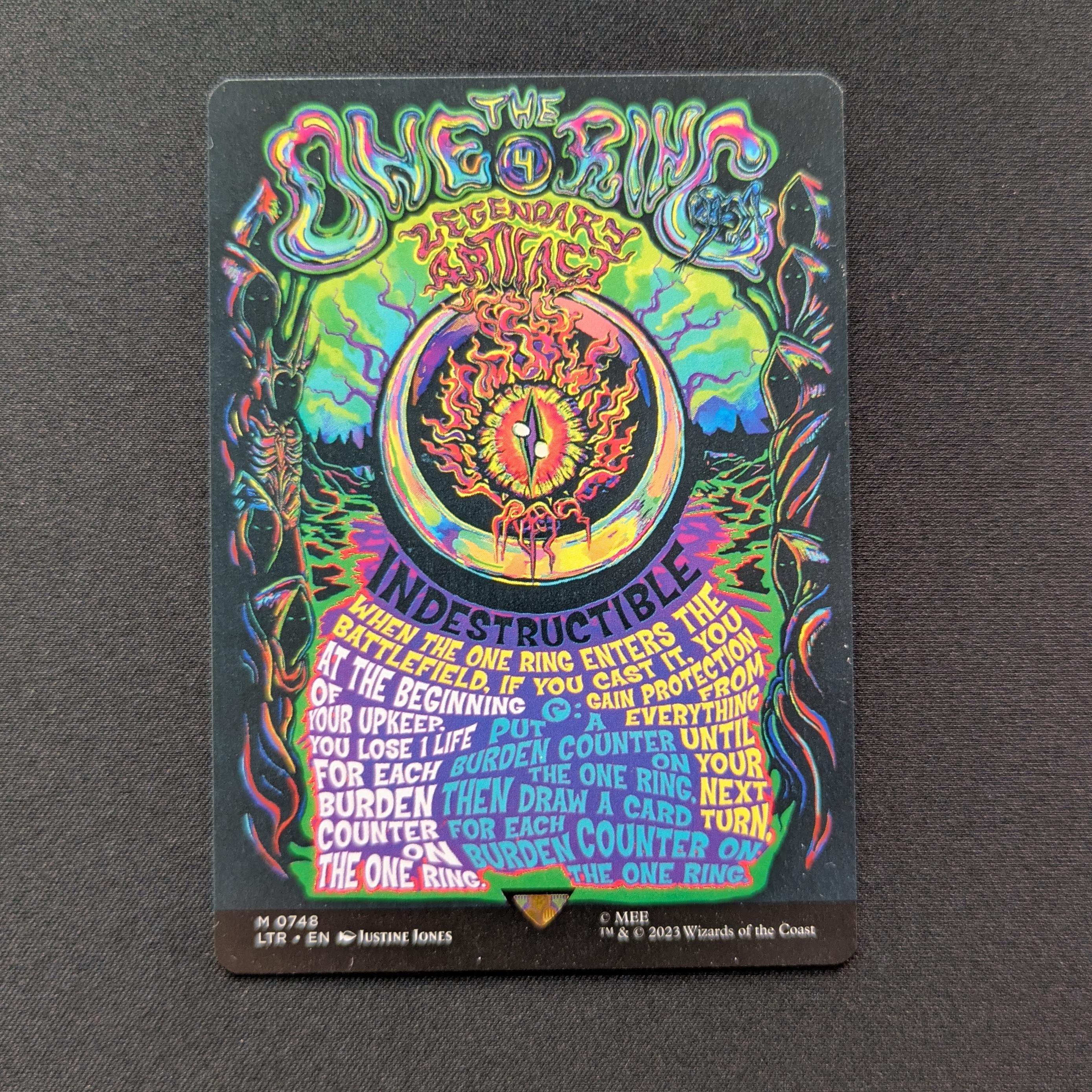 MTG Singles - The One Ring - The Lord of the Rings: Tales of Middle-earth Holiday Release - NM - 