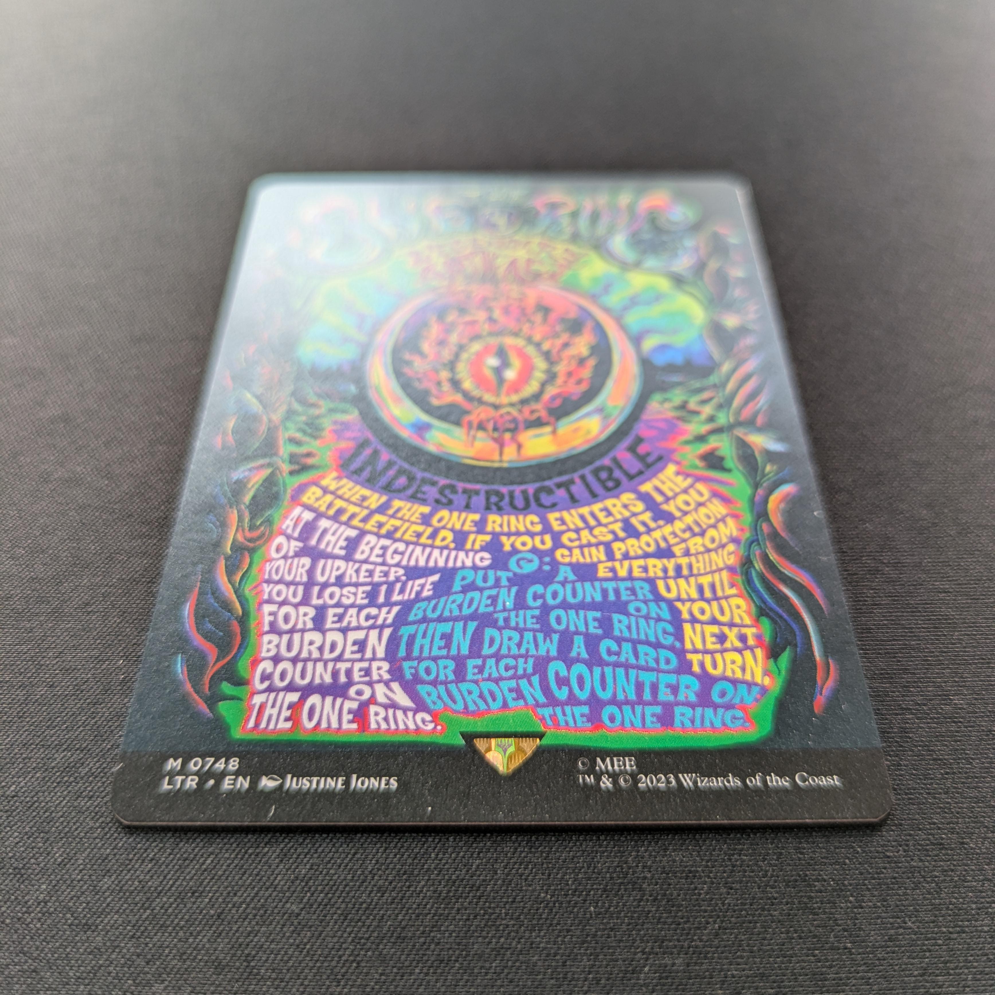 MTG Singles - The One Ring - The Lord of the Rings: Tales of Middle-earth Holiday Release - NM - 