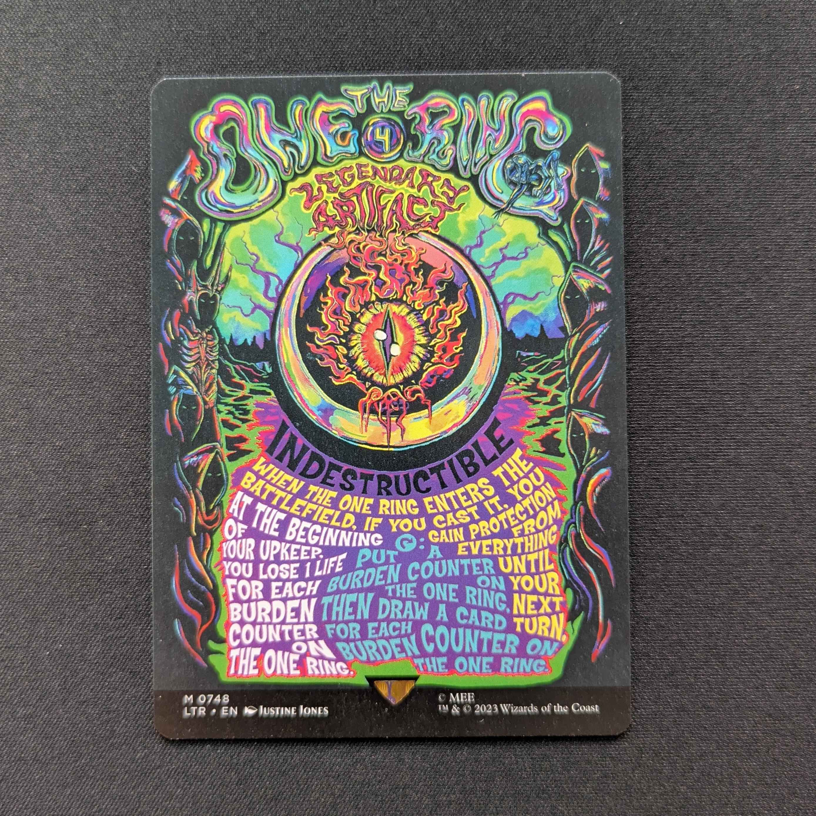 MTG Singles - The One Ring - The Lord of the Rings: Tales of Middle-earth Holiday Release - NM - 