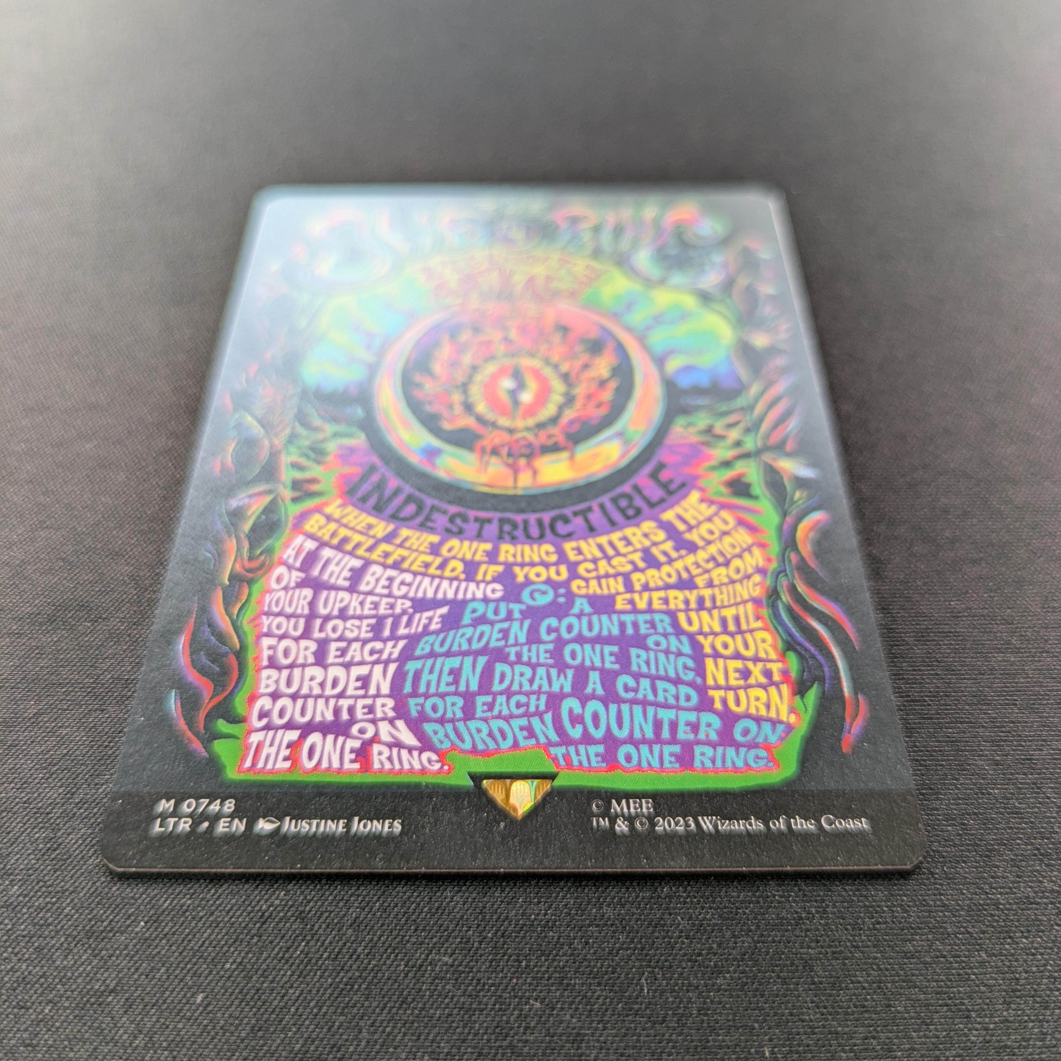 MTG Singles - The One Ring - The Lord of the Rings: Tales of Middle-earth Holiday Release - NM - 