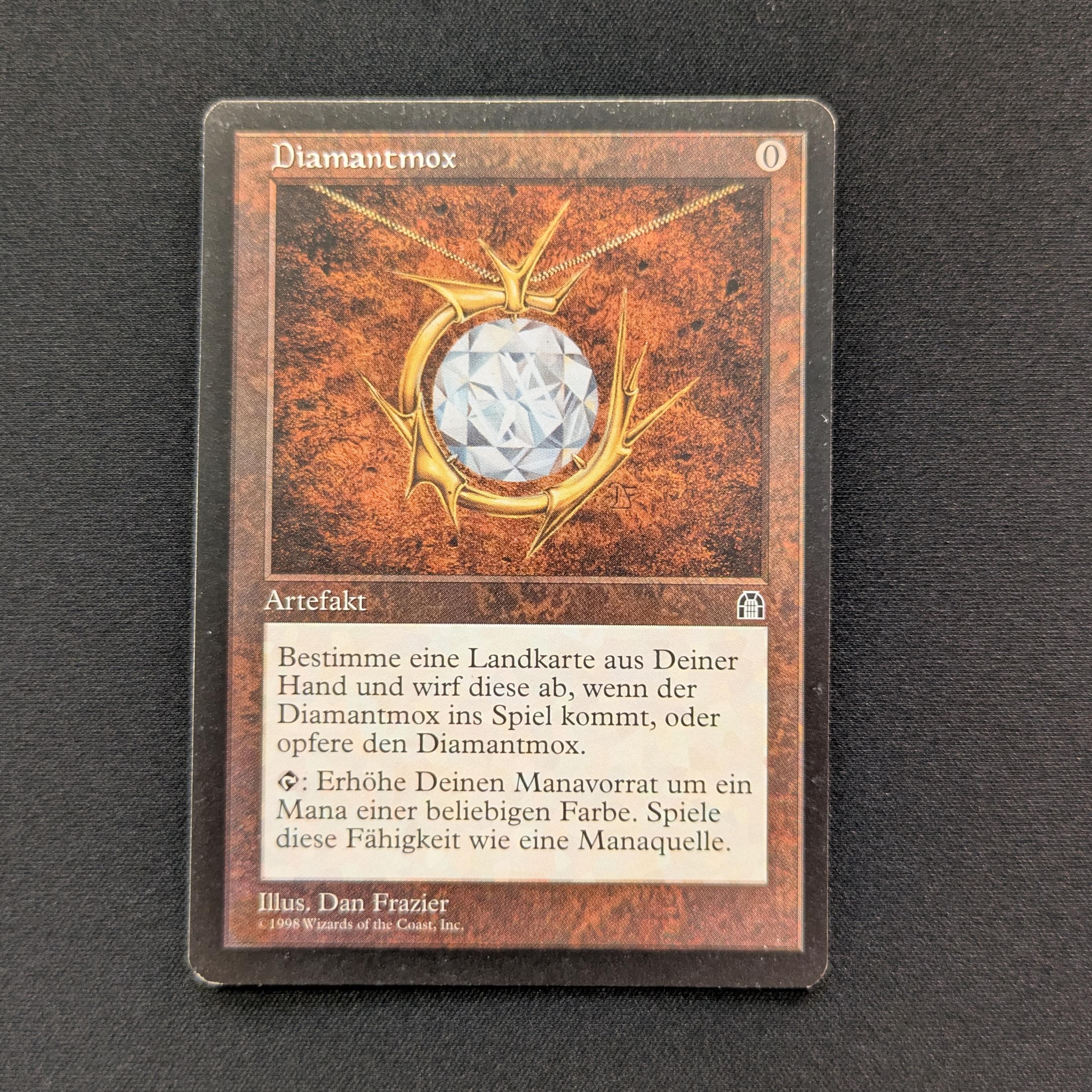 MTG Singles - Mox Diamond - Stronghold - German - GD - BENT - 29099