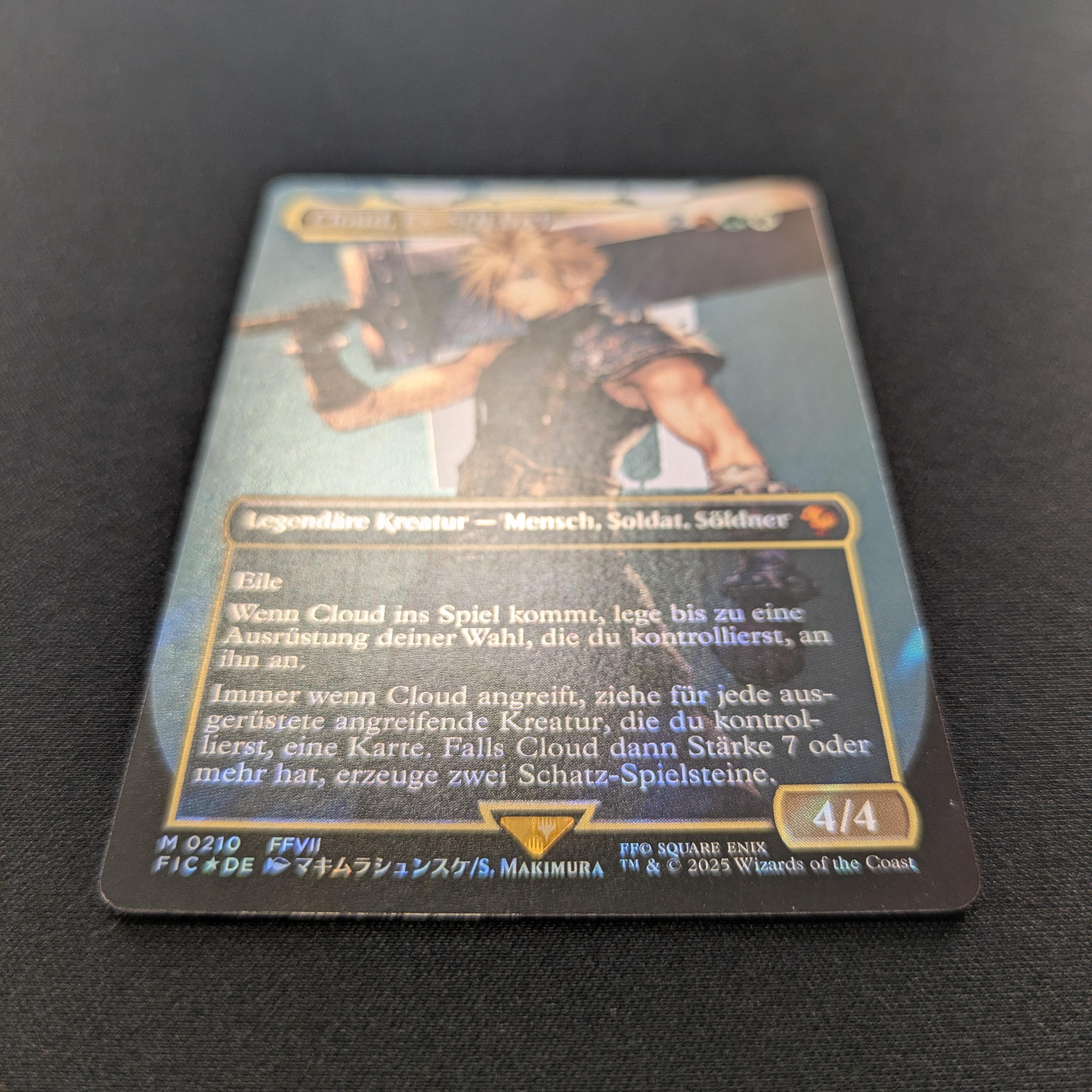 MTG Singles - [FOIL] Cloud, Ex-SOLDIER (Surge Foil) - Commander: Magic: The Gathering - FINAL FANTASY: Extras - NM - 