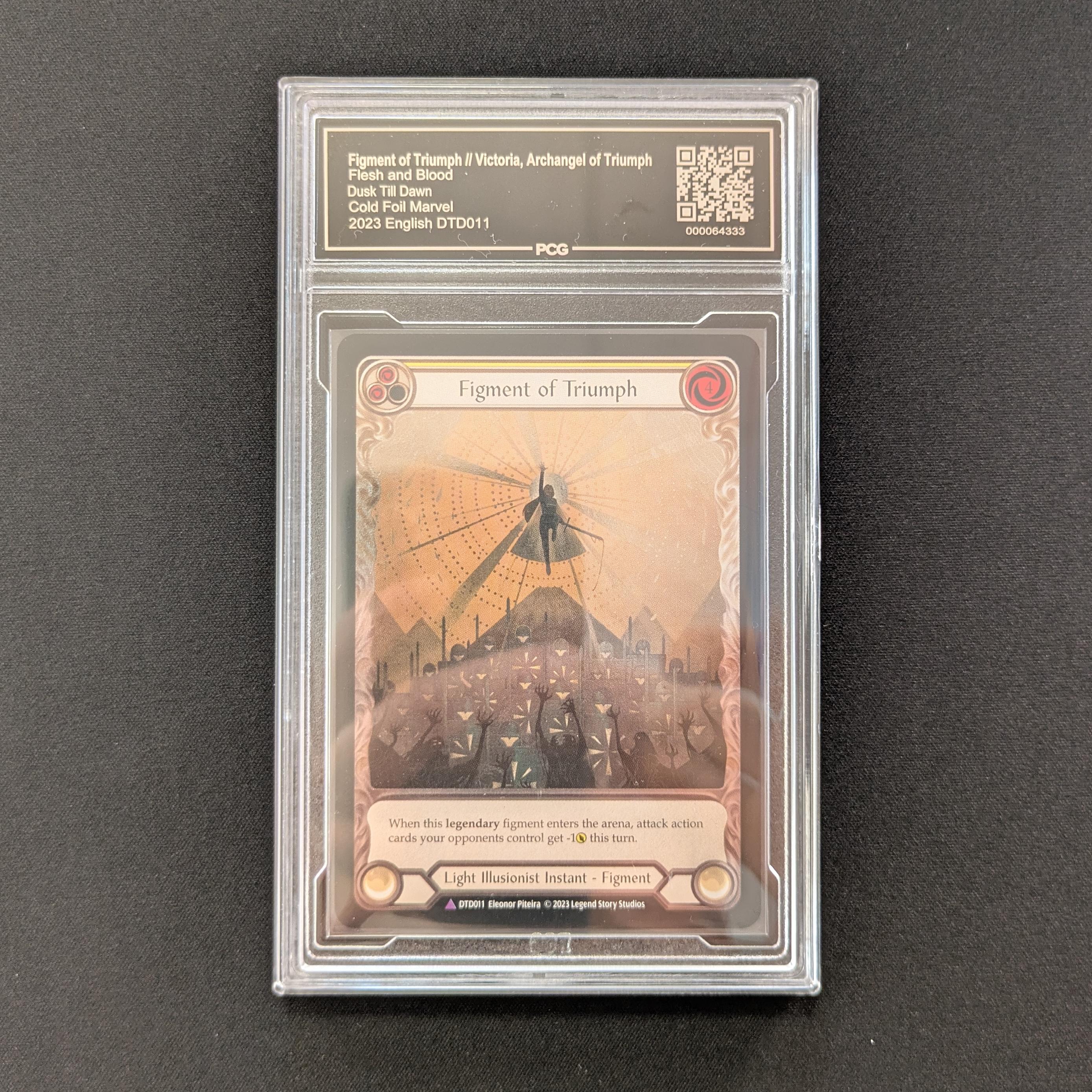 FAB Singles - Figment of Triumph // Victoria, Archangel of Triumph (Marvel) - - Dusk till Dawn - PCG 9 - 