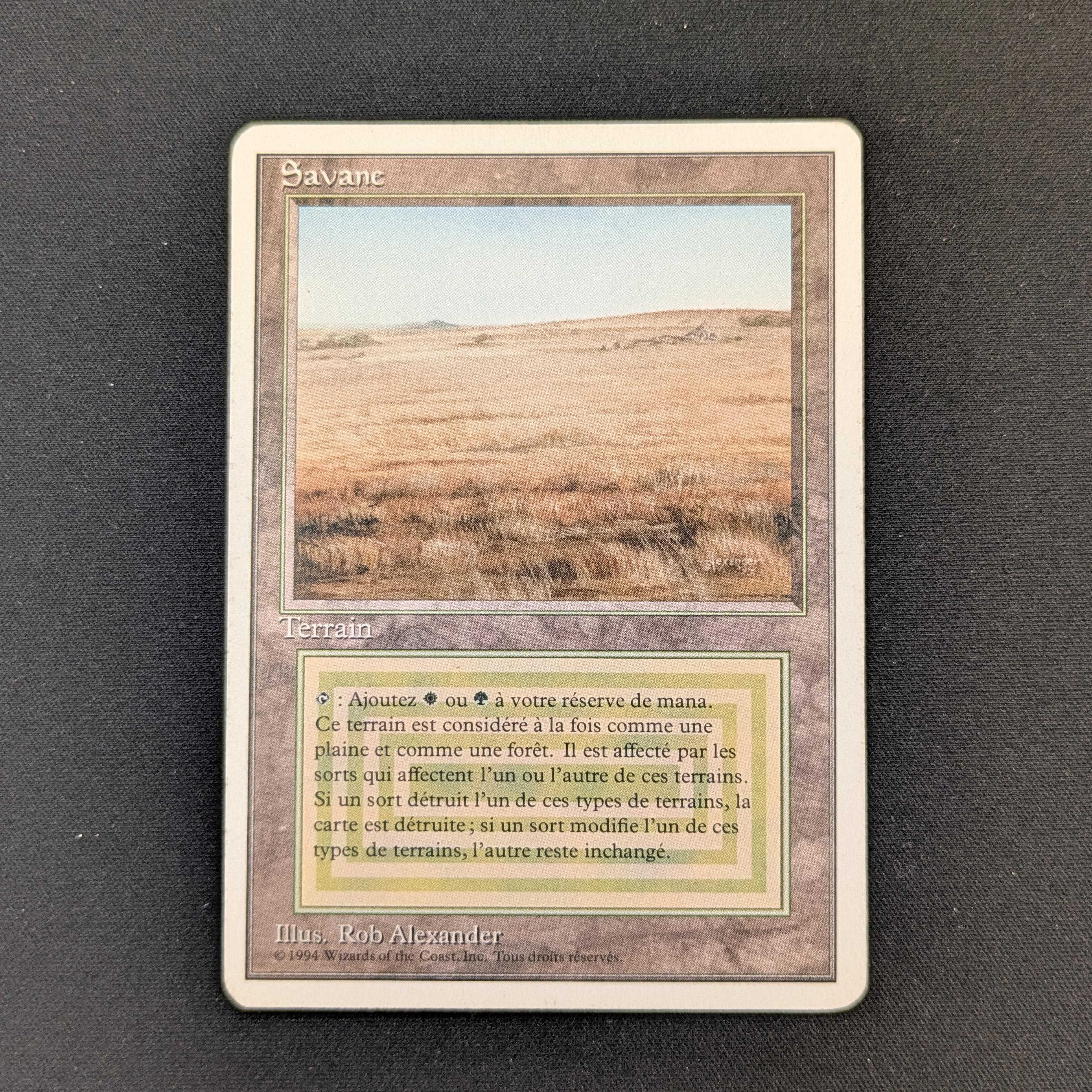 MTG Singles - Savannah - Foreign White Bordered - French - LP - 29136