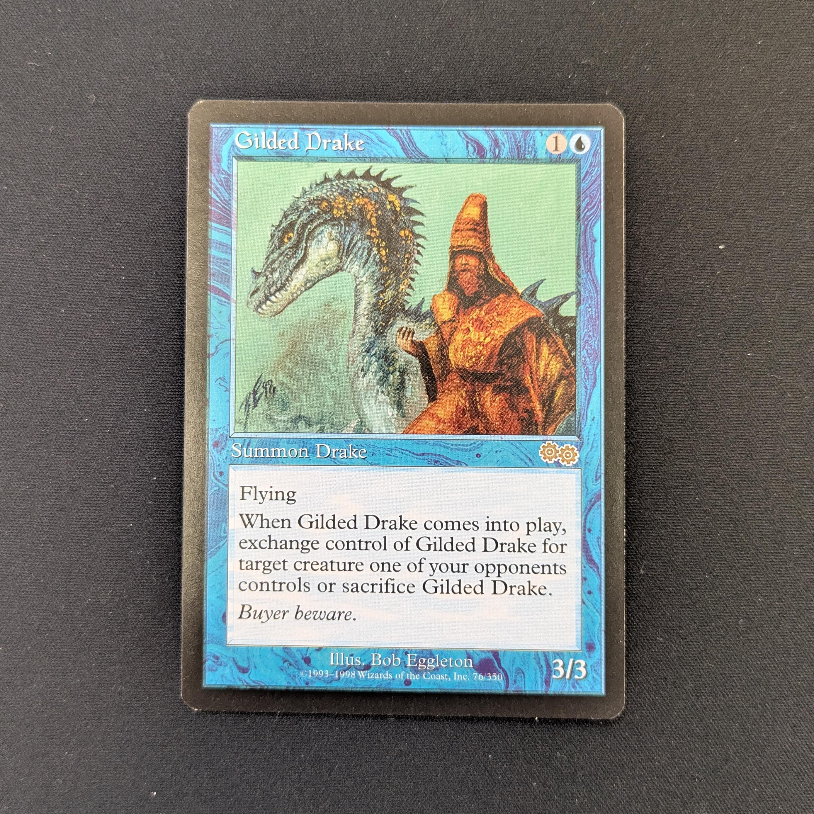 MTG Singles - Gilded Drake - Urza's Saga - English - NM - 29138