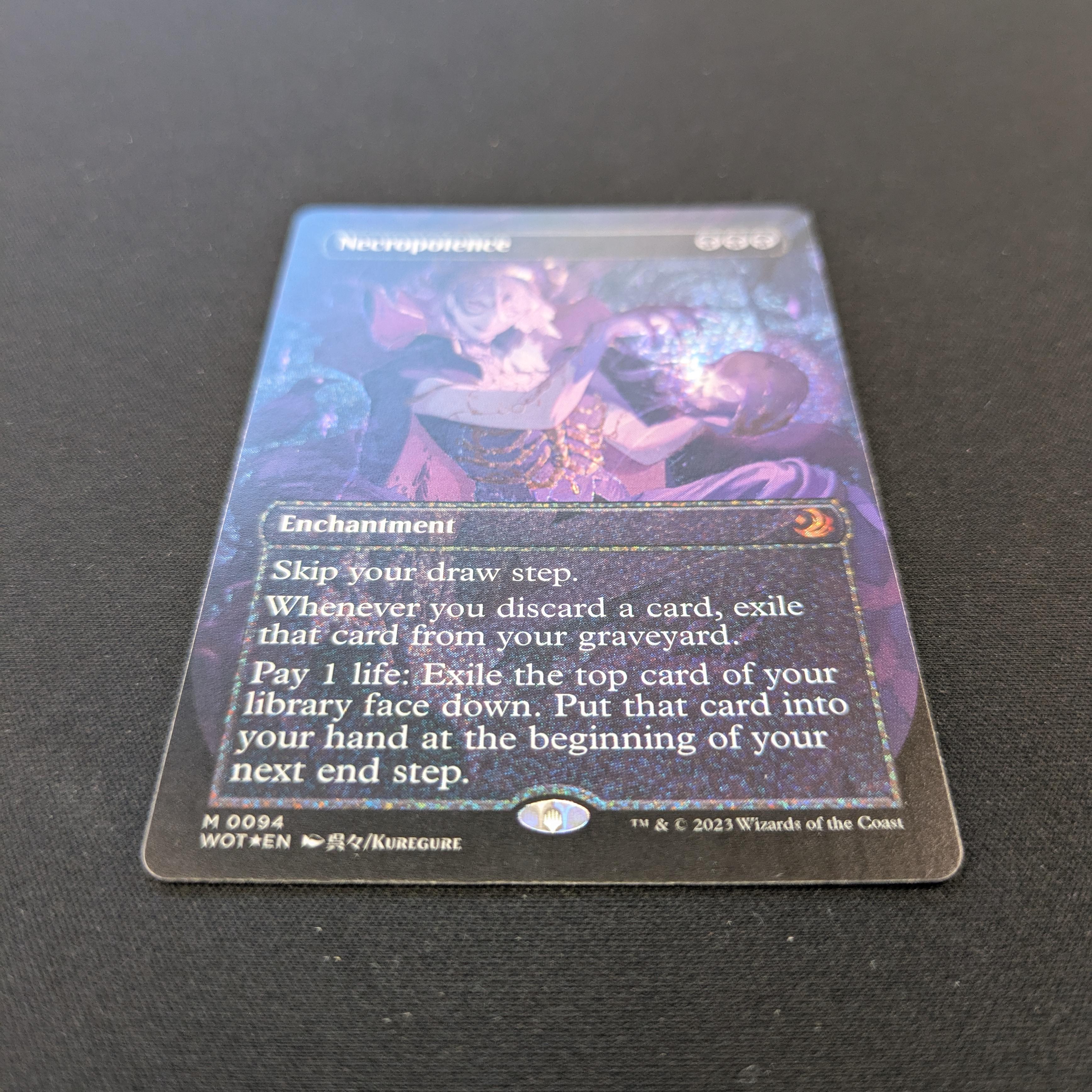 MTG Singles - [FOIL] Necropotence (Confetti Foil) - Enchanting Tales - NM - 