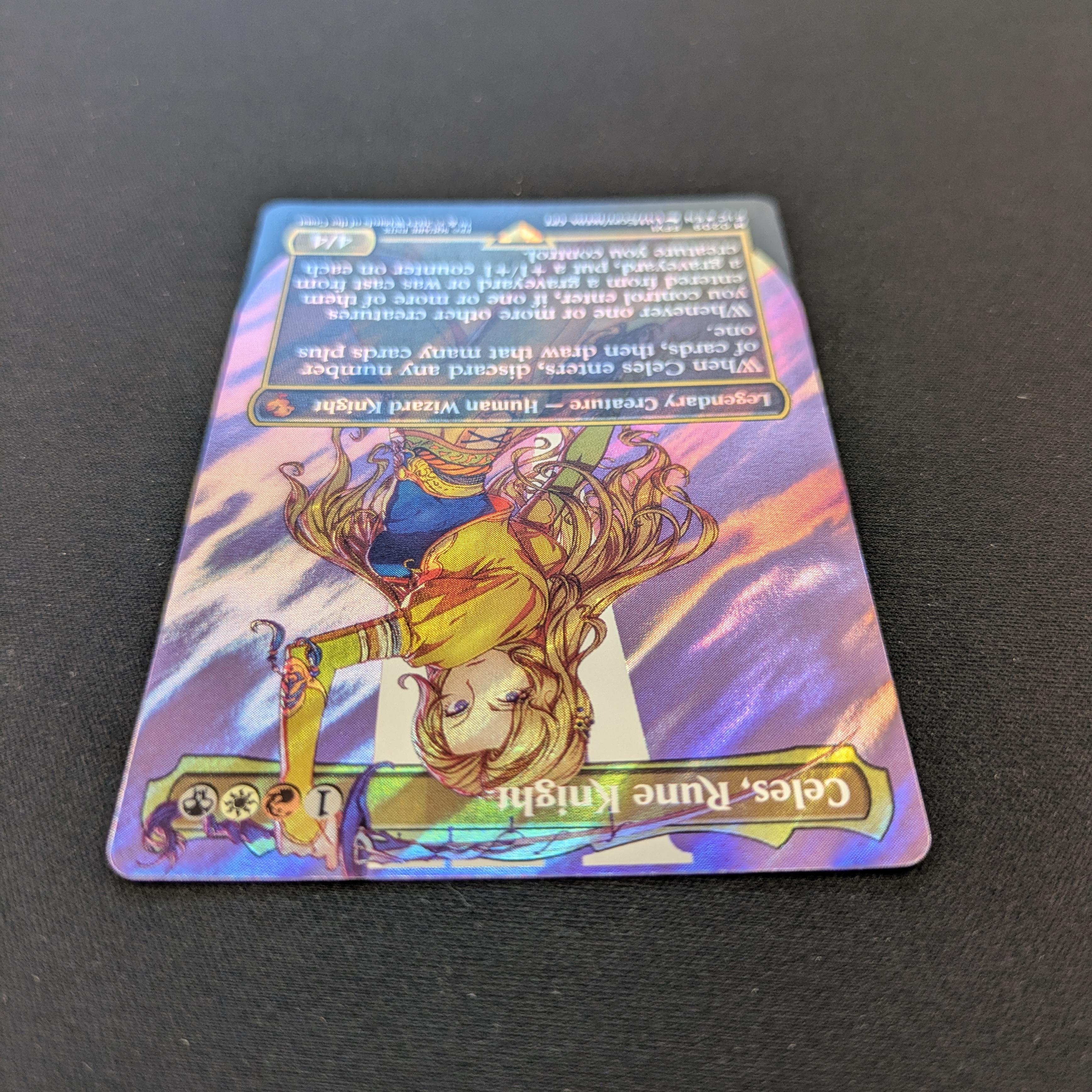 [FOIL] Celes, Rune Knight (Surge Foil) - Commander: Magic: The Gathering - FINAL FANTASY: Extras - NM