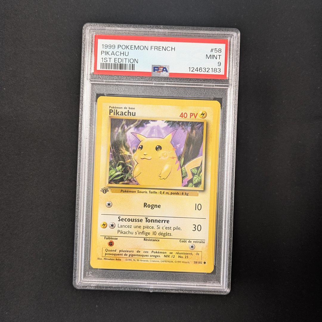 pikachu pokemon card base set Pikachu (BS 58)