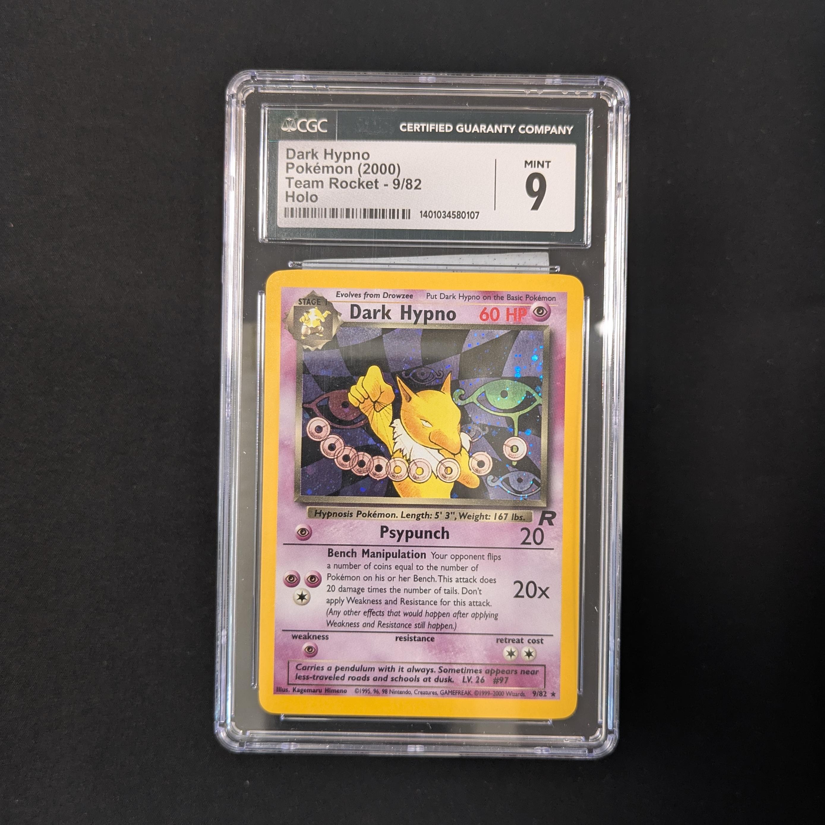 PTCG Singles - Dark Hypno (TR 9) - Team Rocket - 