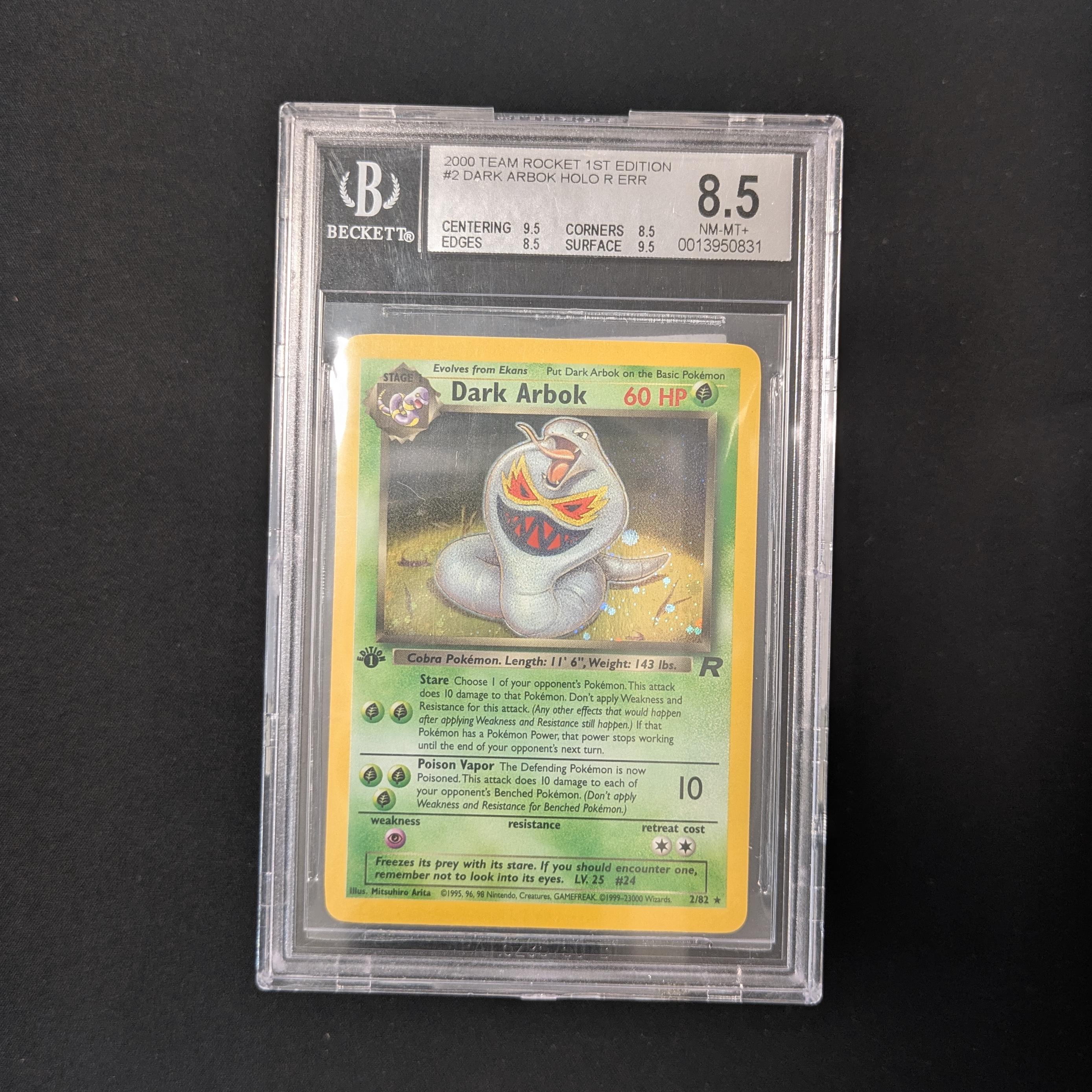 PTCG Singles - Dark Arbok (TR 2) - Team Rocket - 