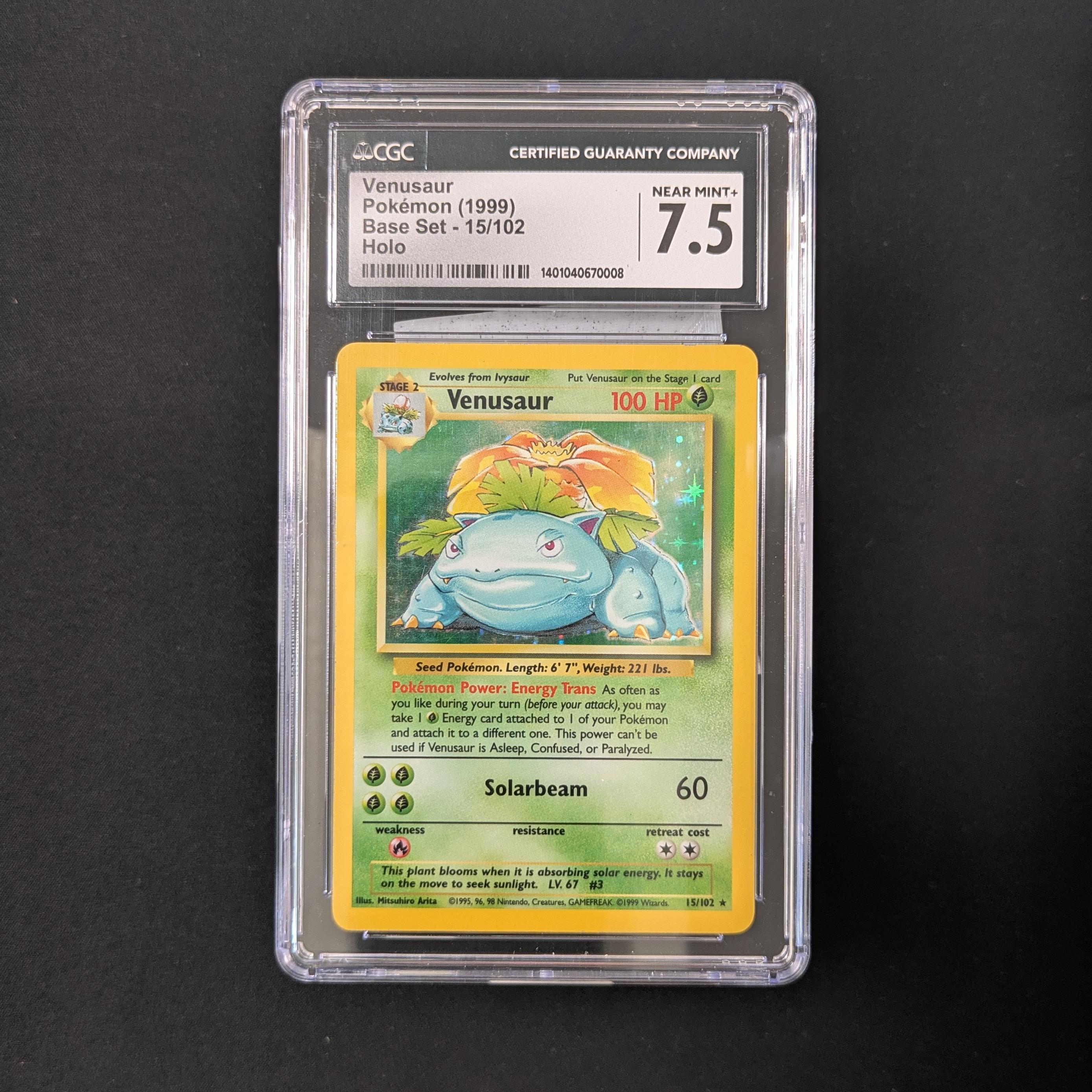 PTCG Singles - Venusaur (BS 15) - Base Set - 
