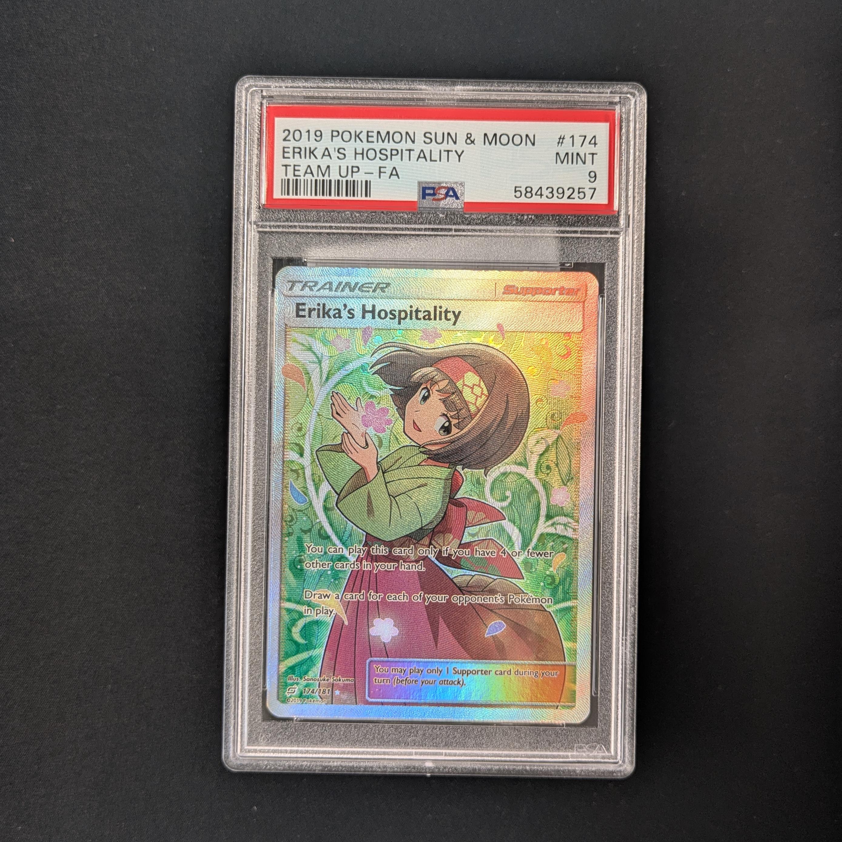 PTCG Singles - Erika's Hospitality (TEU 174) - Team Up - 