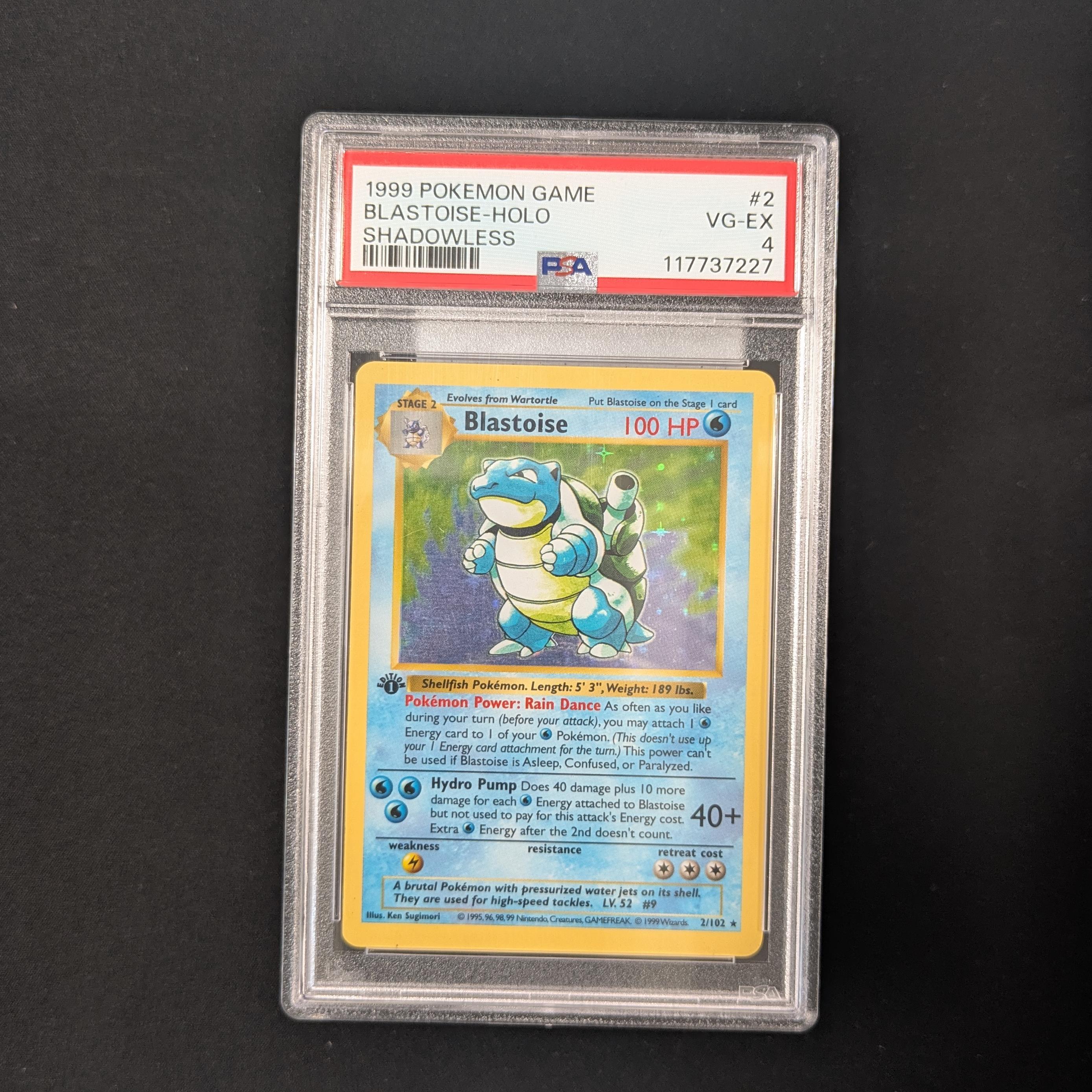PTCG Singles - Blastoise (Shadowless) (BS 2) - Base Set - 