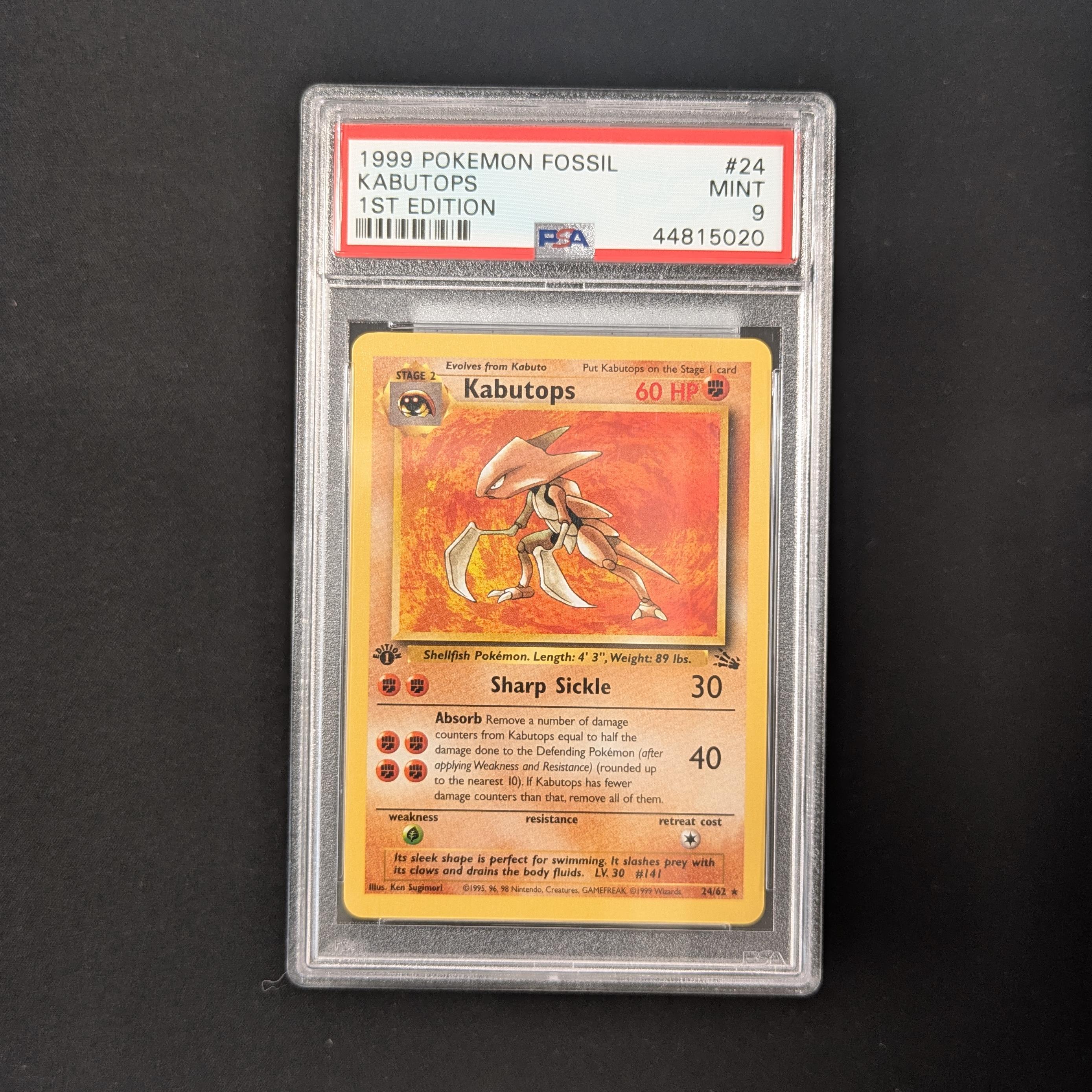 PTCG Singles - Kabutops (FO 24) - Fossil - 